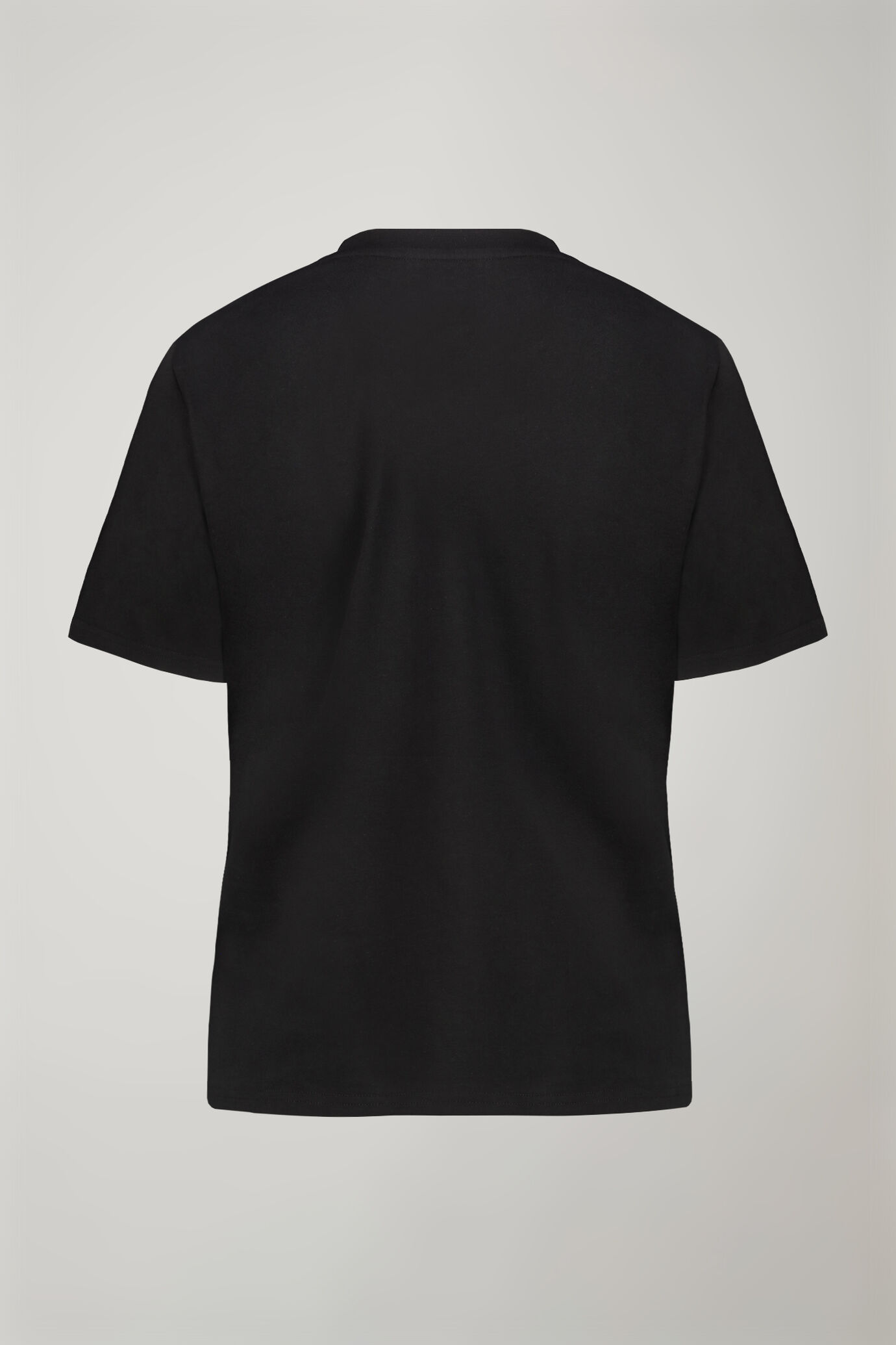 Damen-T-Shirt mit V-Ausschnitt aus 100 % Baumwolle in normaler Passform image number 5