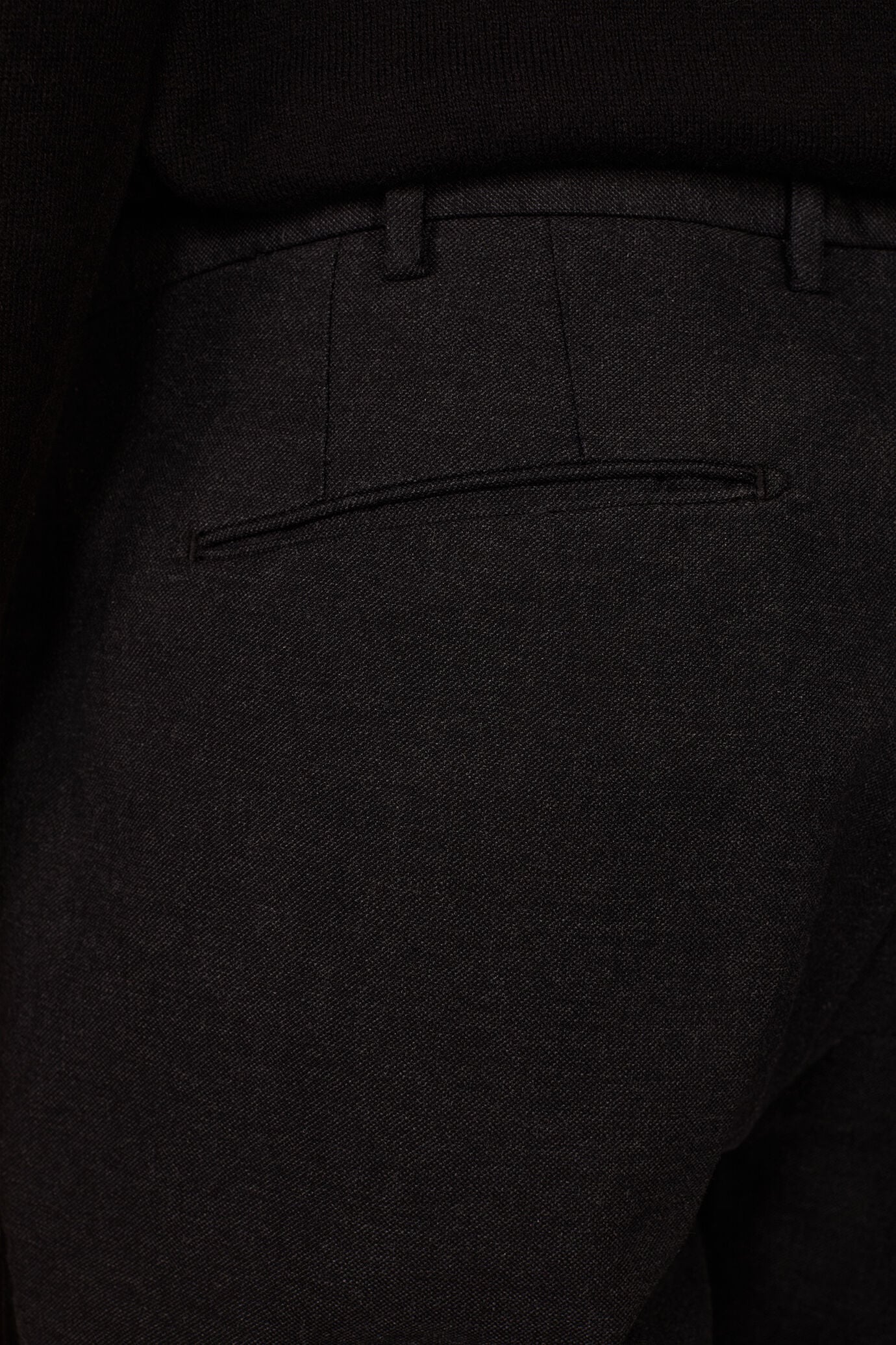 Pantalon classique pour homme en twill m&eacute;lang&eacute; coupe regular fit image number 3