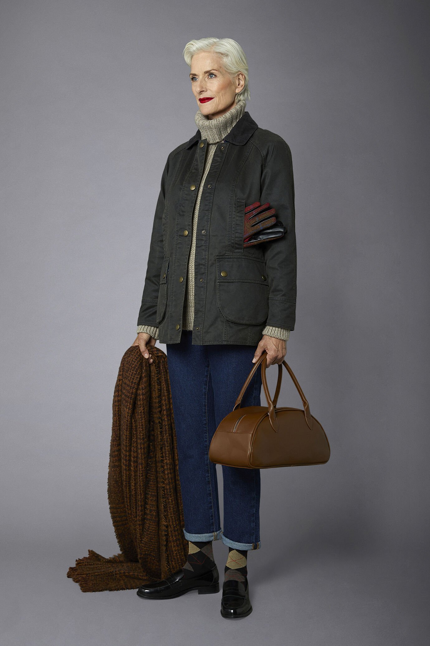 Women's waxed cotton jacket image number 1