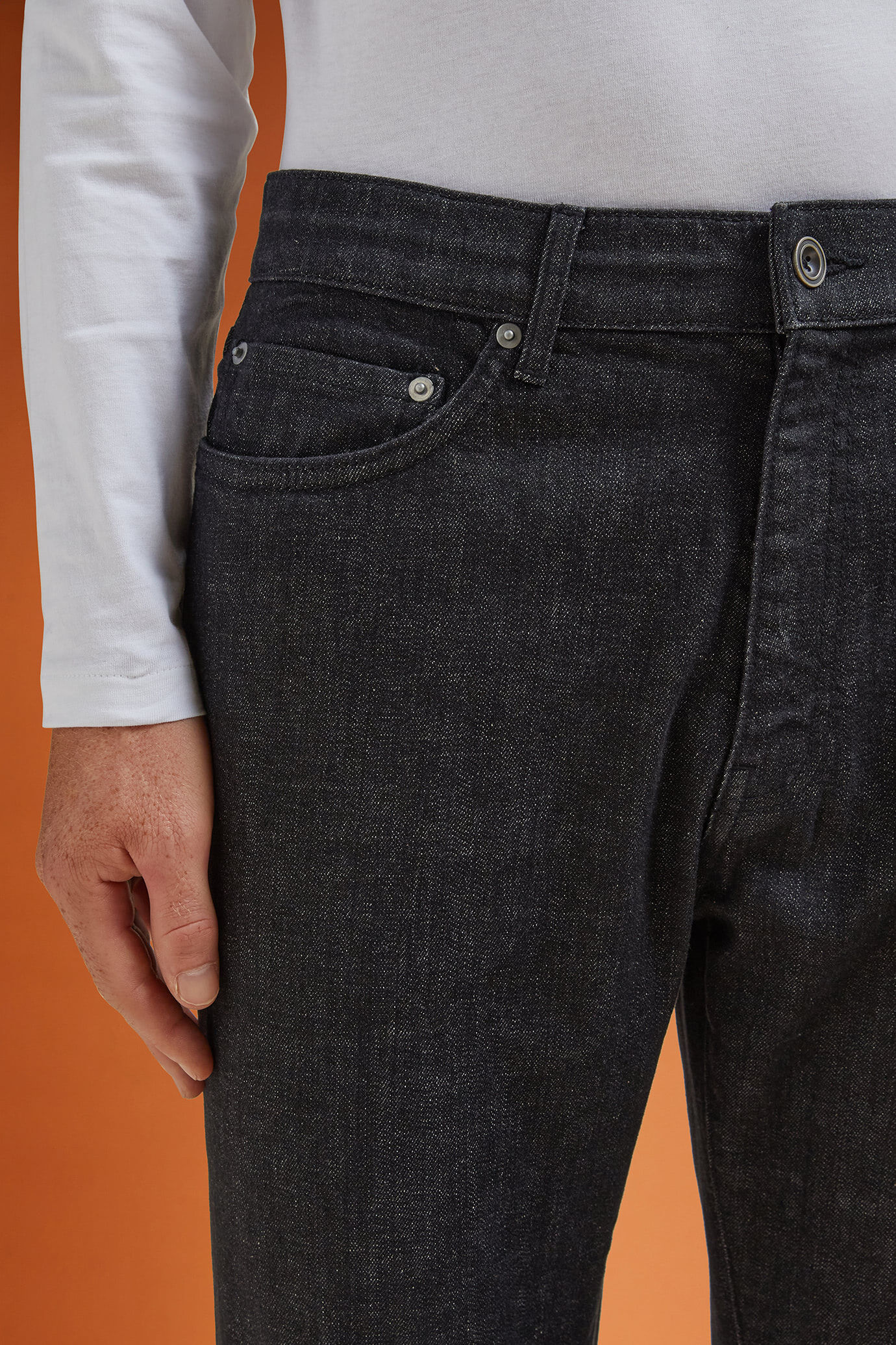 Jeans uomo 5 tasche regular fit image number 3