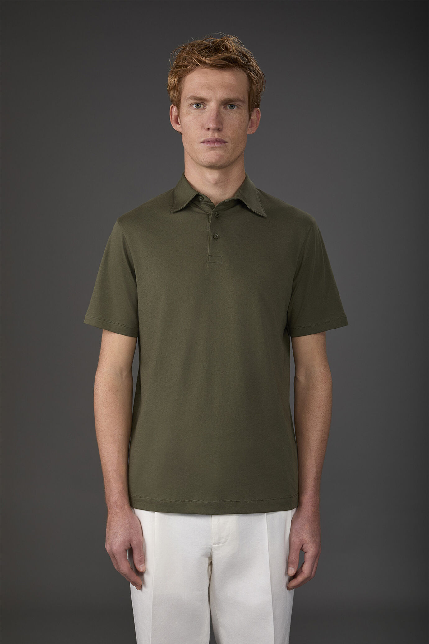 Kurzarm-Poloshirt für Herren aus 100% Bio-Baumwolle image number 0