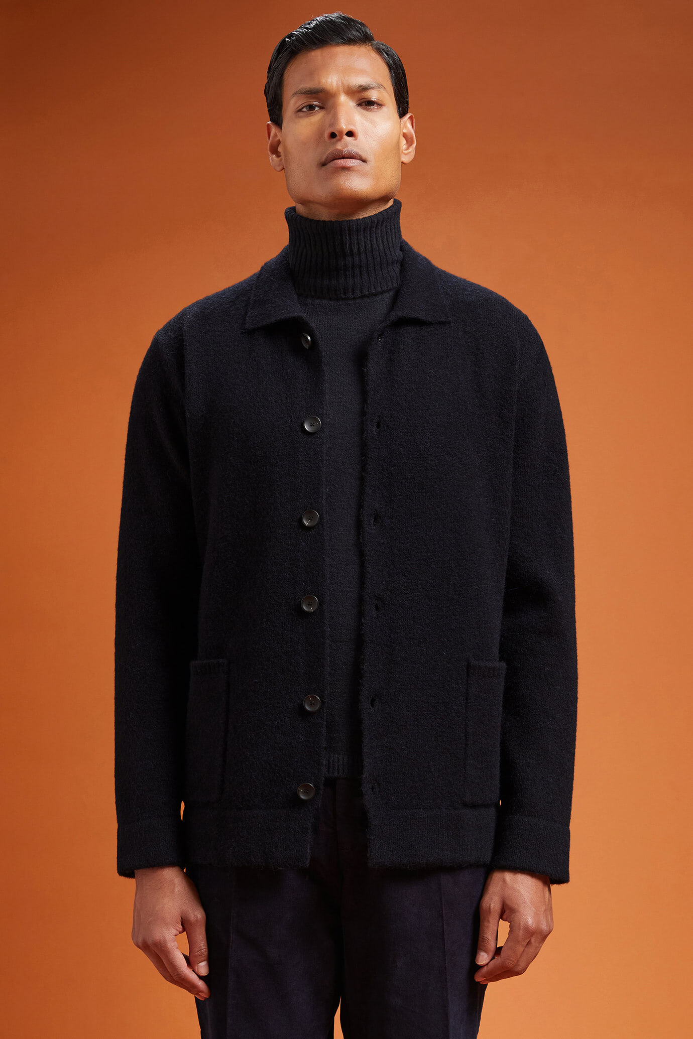Herren-Strickjacke mit normaler Passform image number 0
