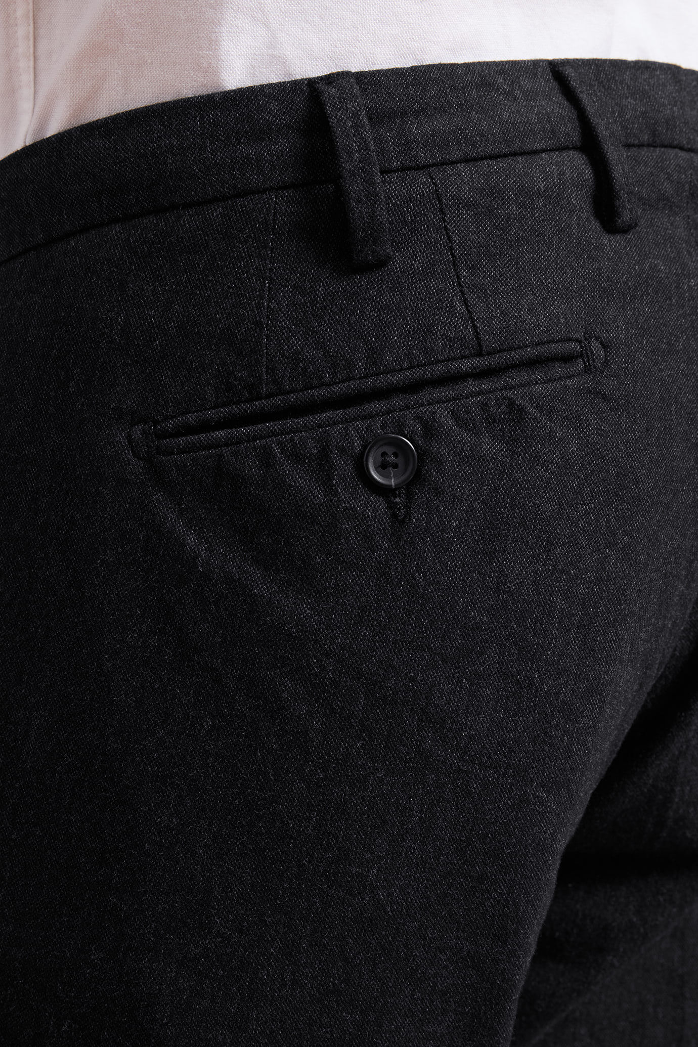 Pantalone classico uomo lavorazione grisaglia regular fit image number 2