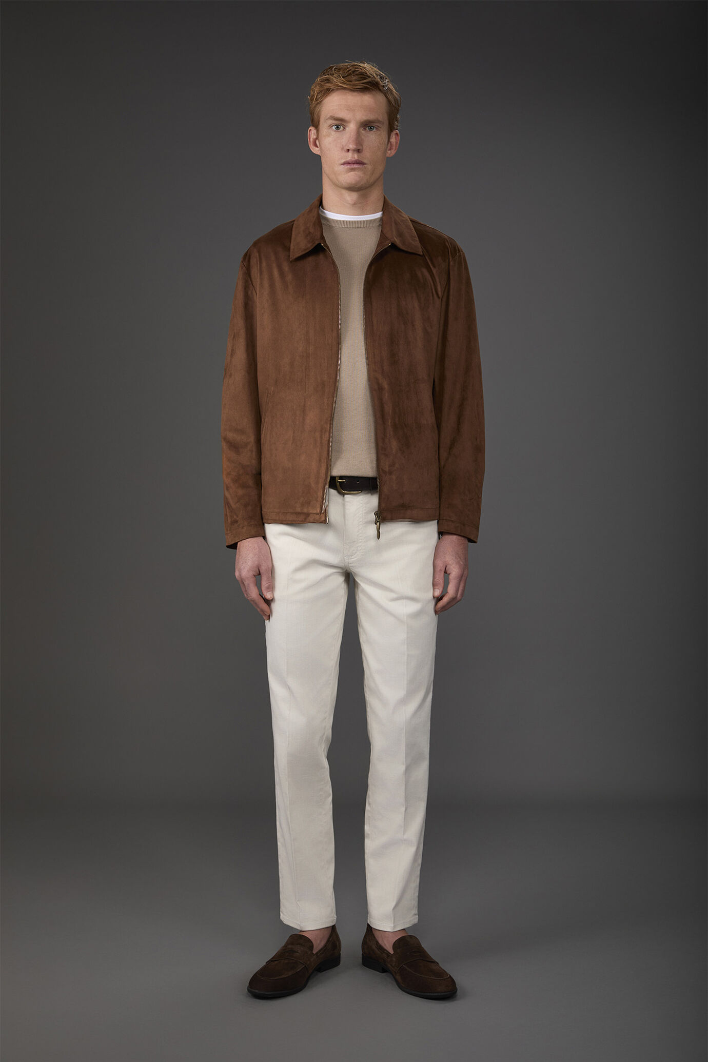 Men's 5-pocket trousers, twill construction