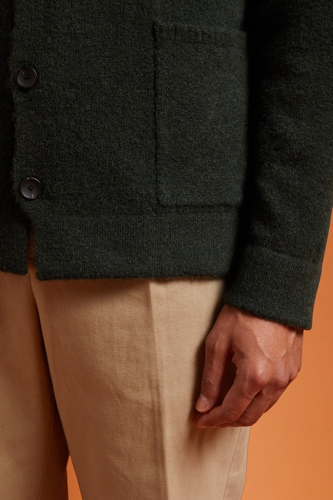 Herren-Strickjacke mit normaler Passform image number 2