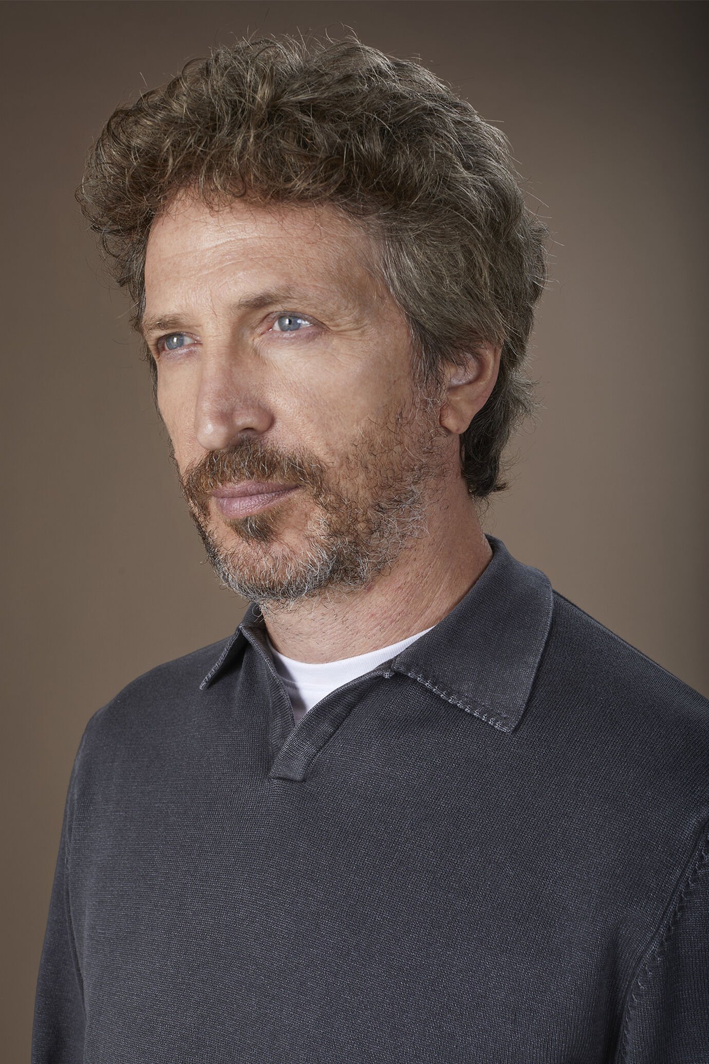 Herren-Polohemd mit langen Ärmeln aus 100 % Baumwolle image number 2