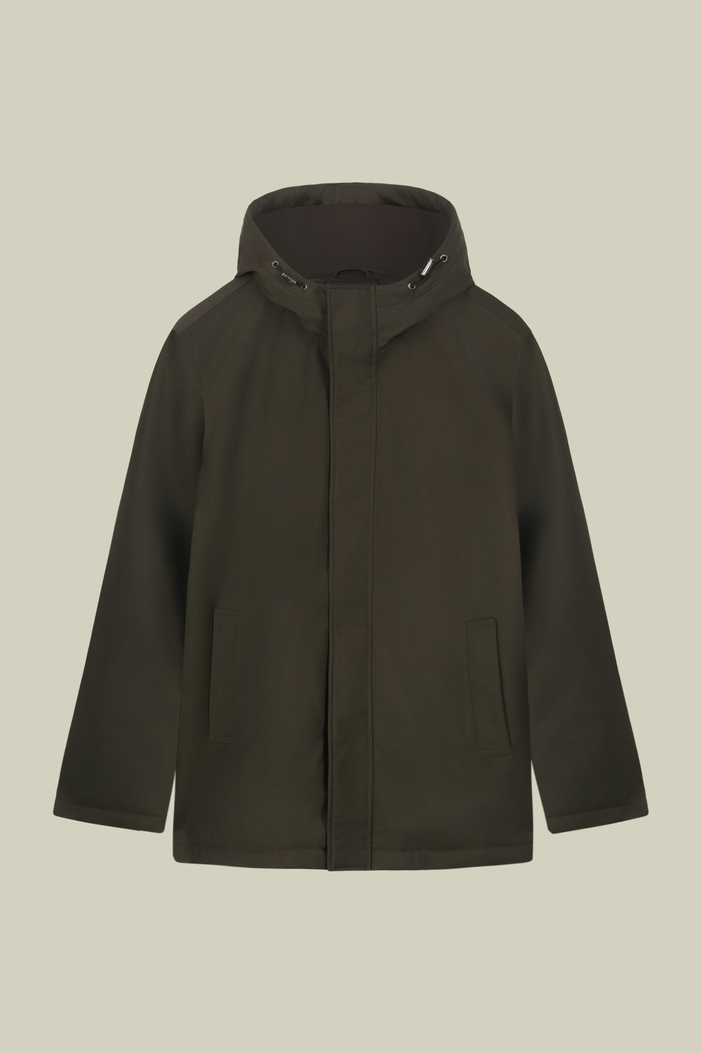 Men's padded jacket in technical fabric regular fit Men's padded jacket in technical fabric regular fit