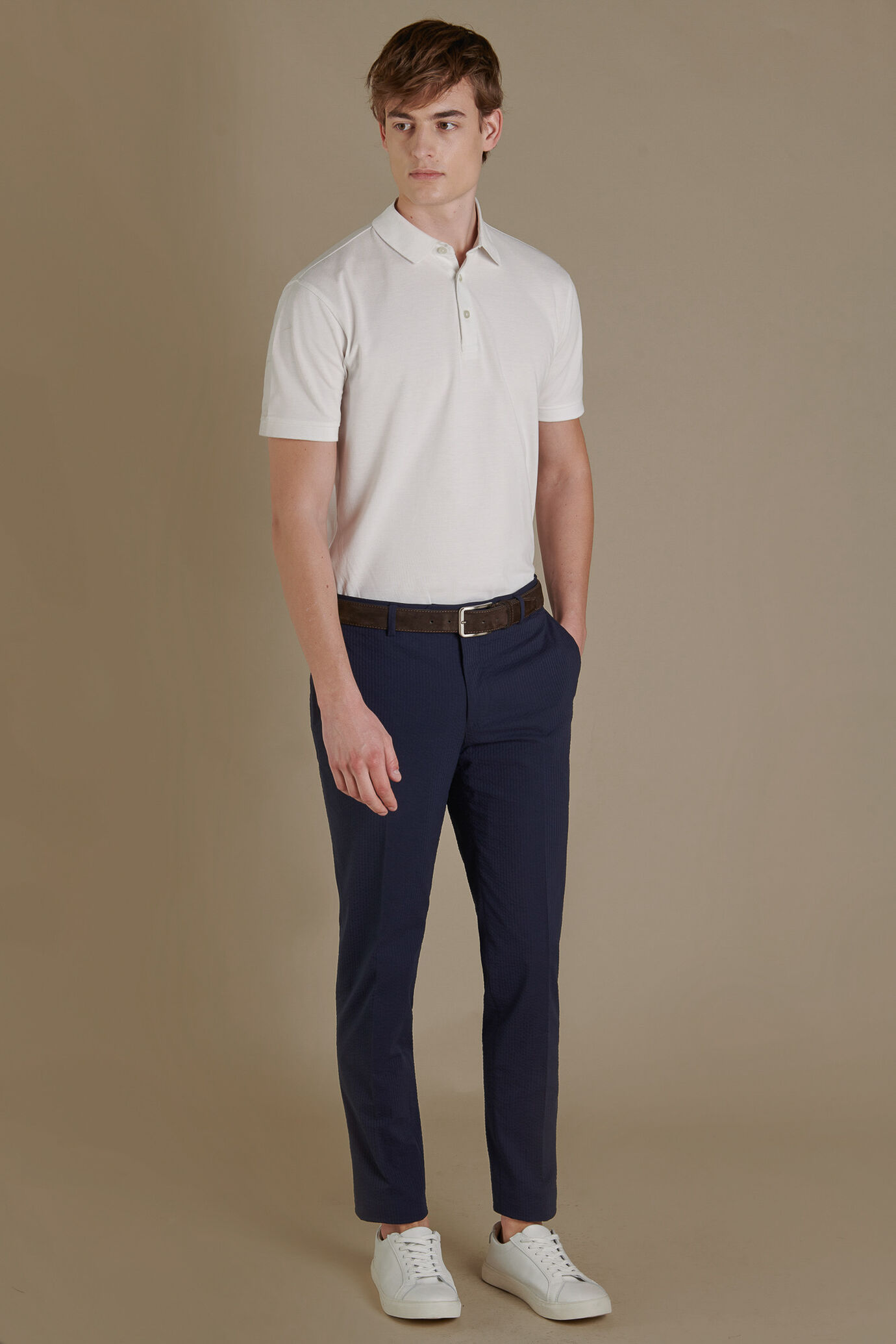 Classic trouser with turn up image number 0