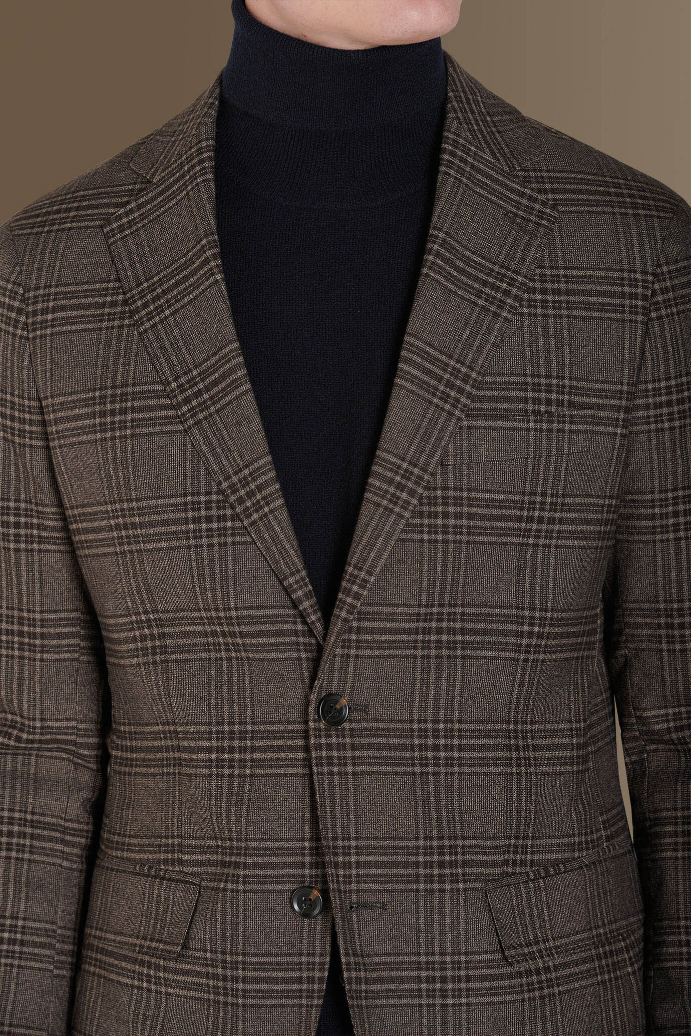 Single breasted check jacket image number 4