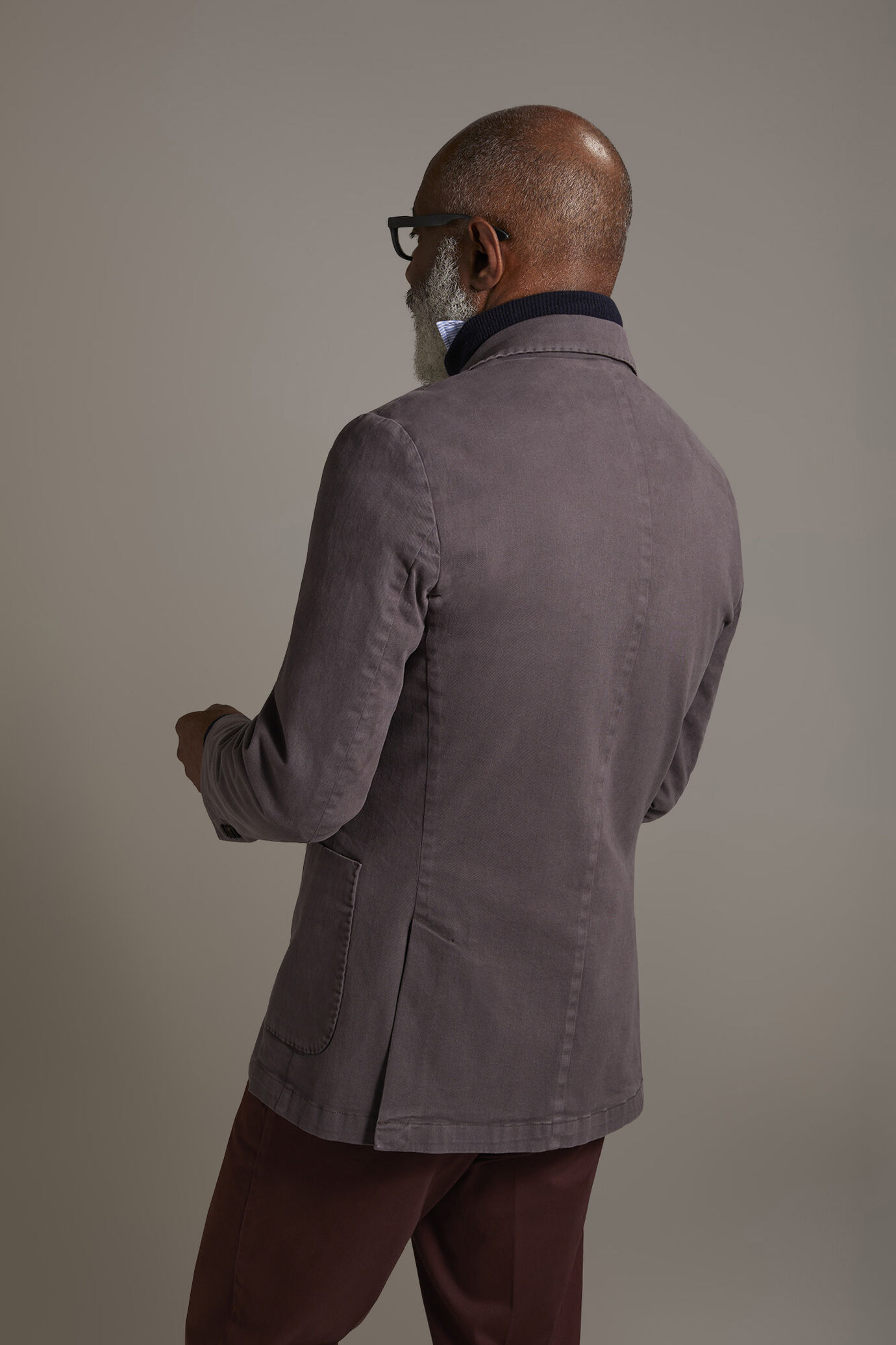 Giacca monopetto con tasche a toppa image number 4