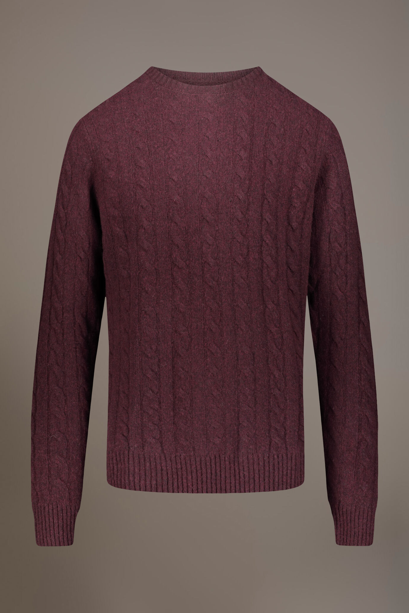 Maglia girocollo in misto lana lambswool image number 4
