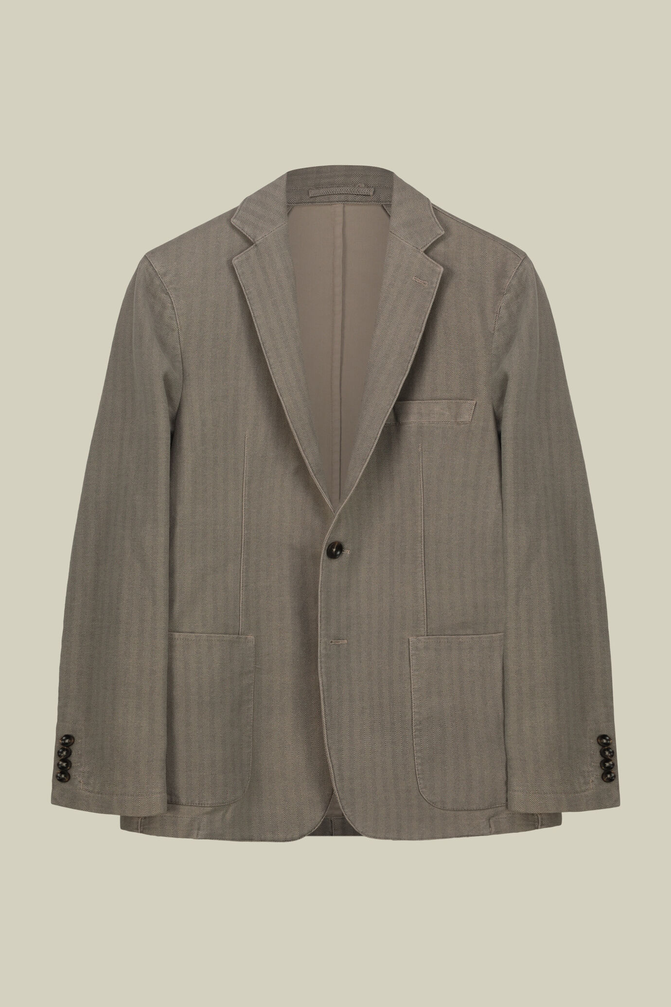 Veste homme à un bouton avec poches plaquées