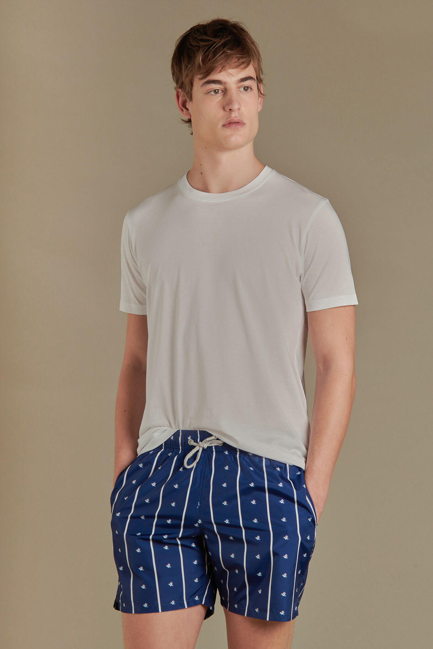 Swimsuit rooster print image number 0