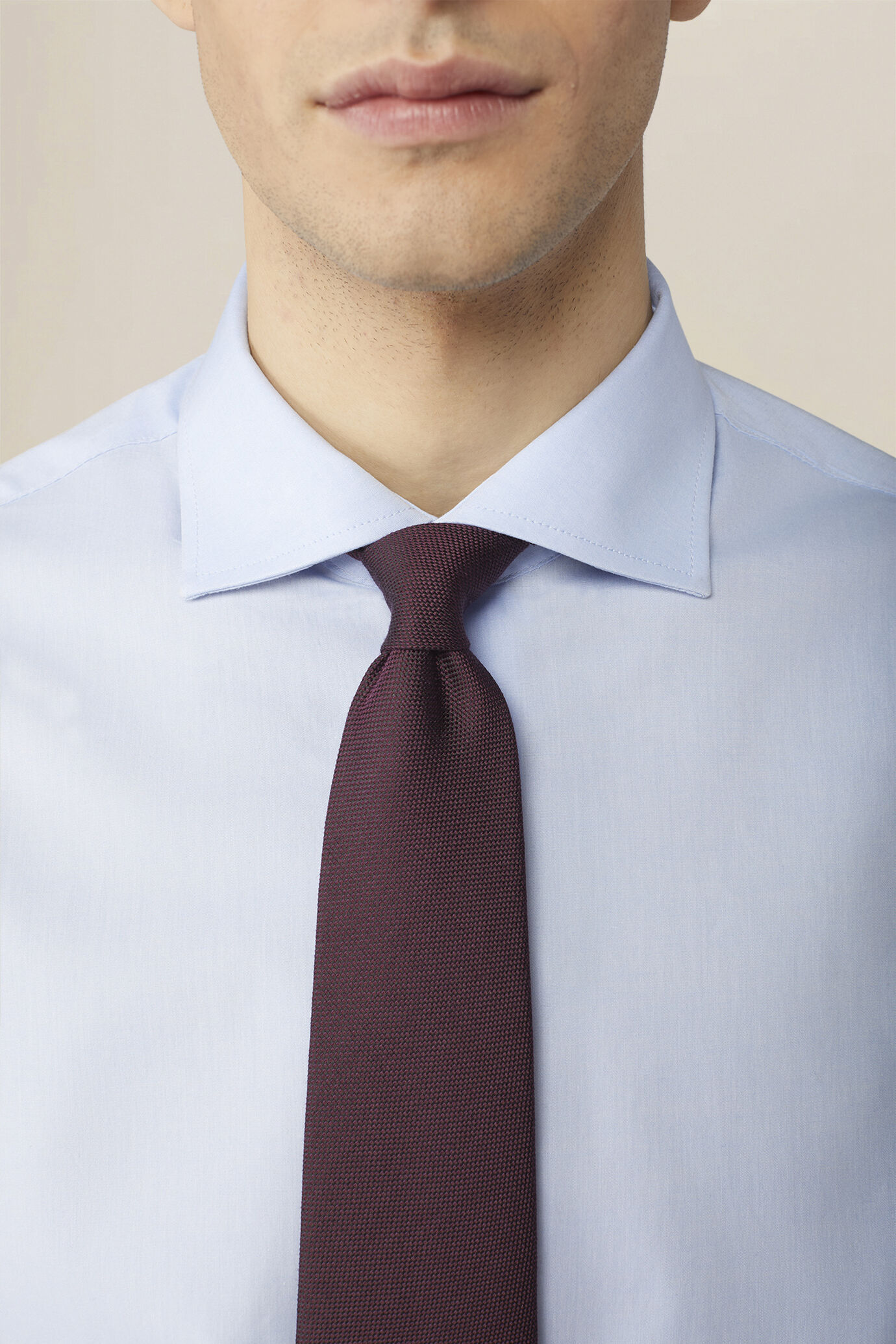 Cravatta uomo tinta unita image number 0