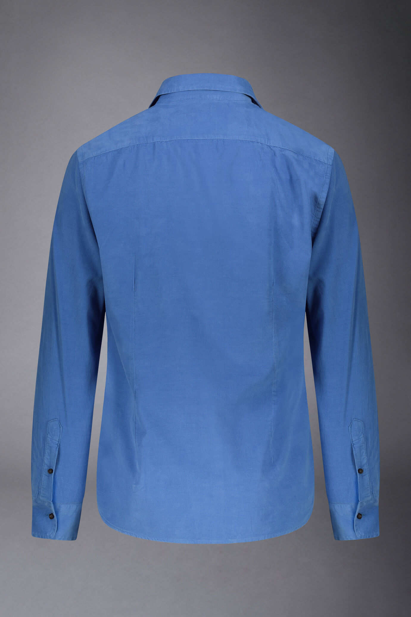 Camicia casual uomo collo francese comfort fit tessuto in velluto 1000 righe image number 5
