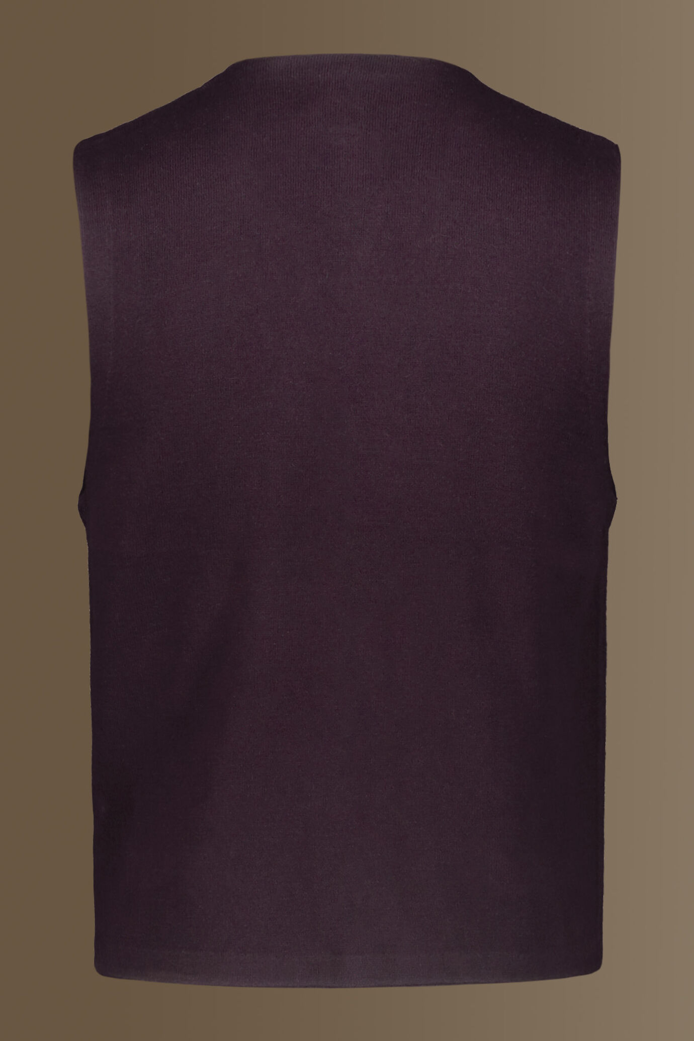 Gilet monopetto in maglia misto lana e cotone image number 4