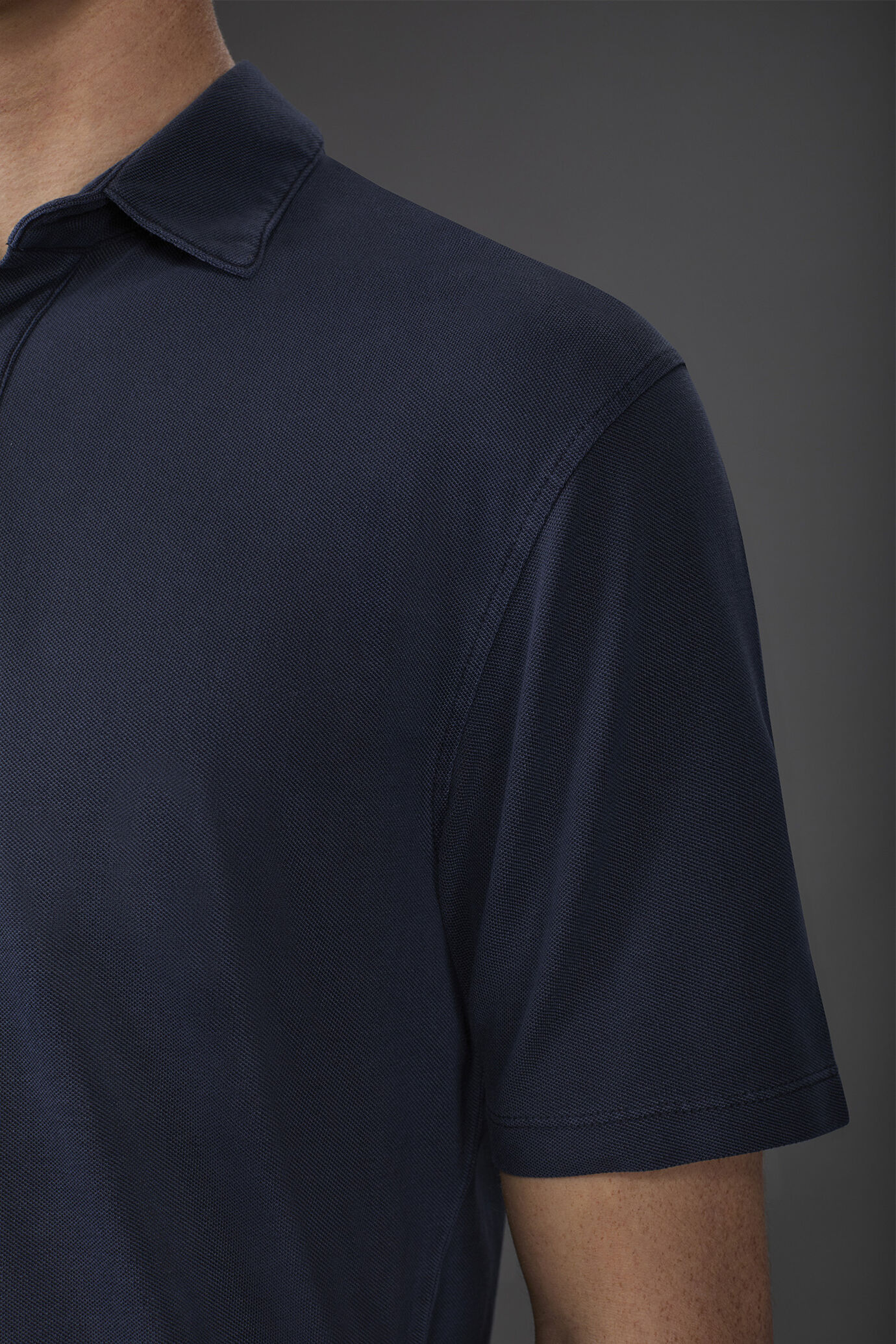 Polo uomo manica corta in 100% cotone piquet image number 3