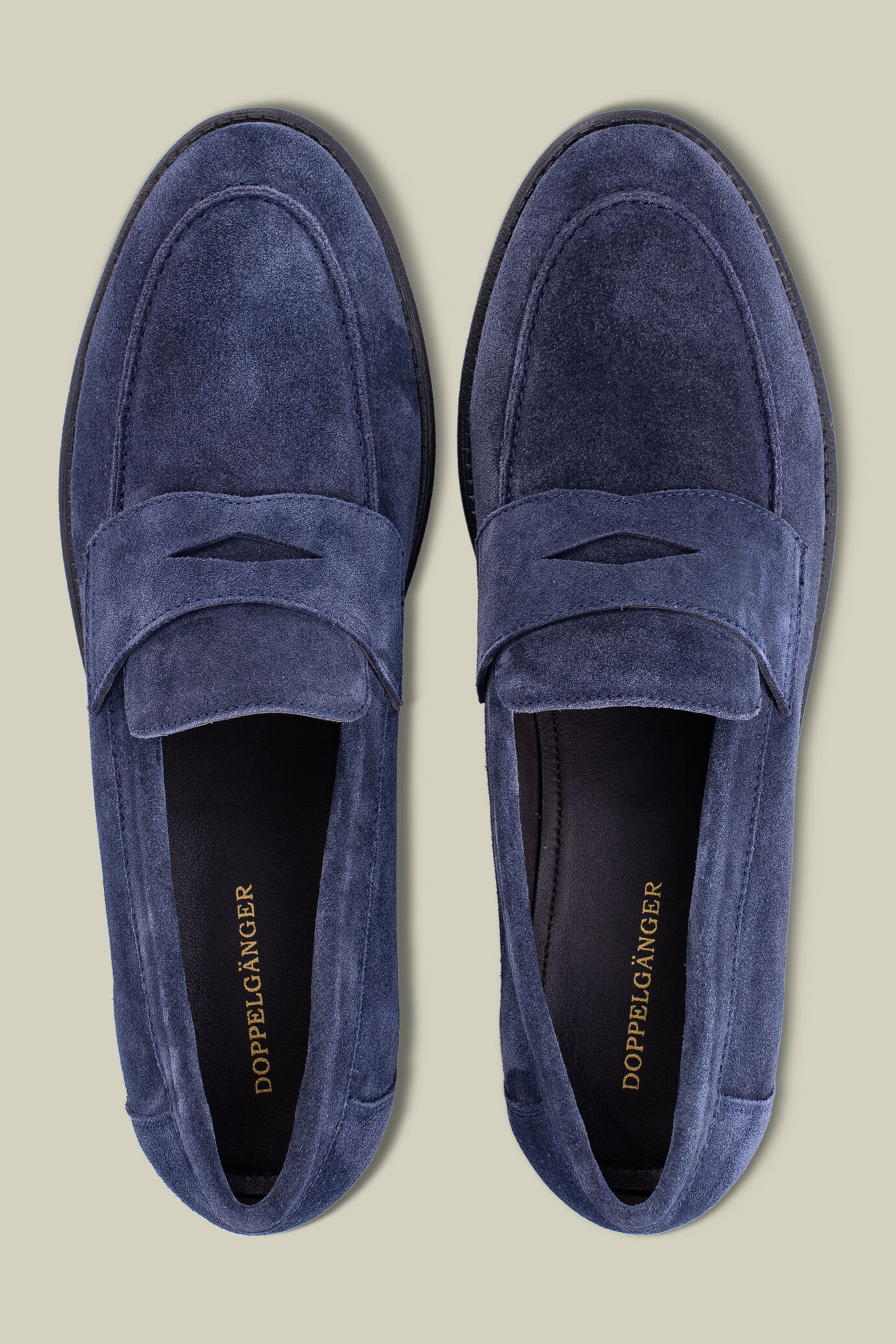 Mocassino 100% vera pelle scamosciata image number 4