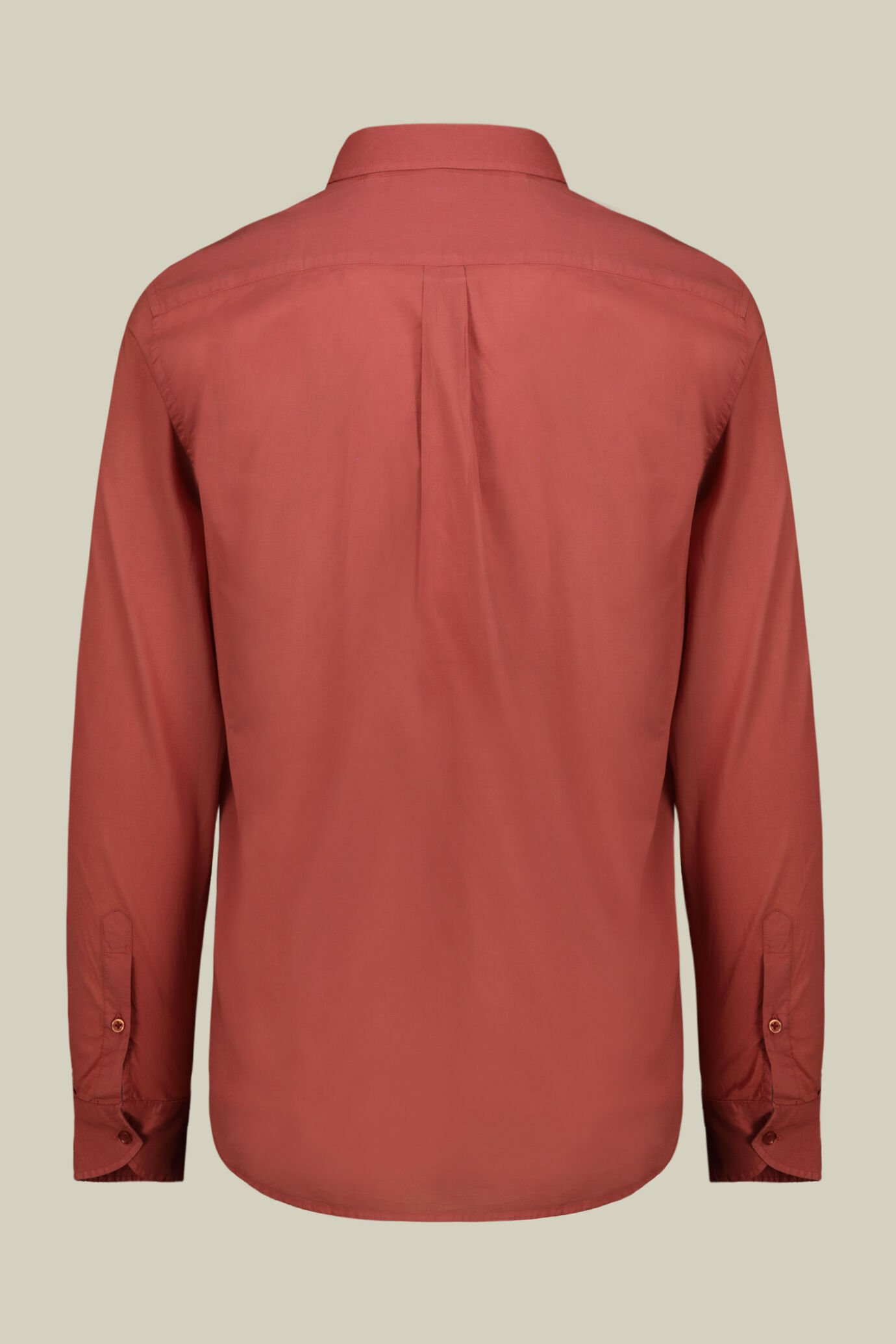 Camicia uomo casual collo button down nascosto tessuto 100% cotone in mussola lavato image number 6