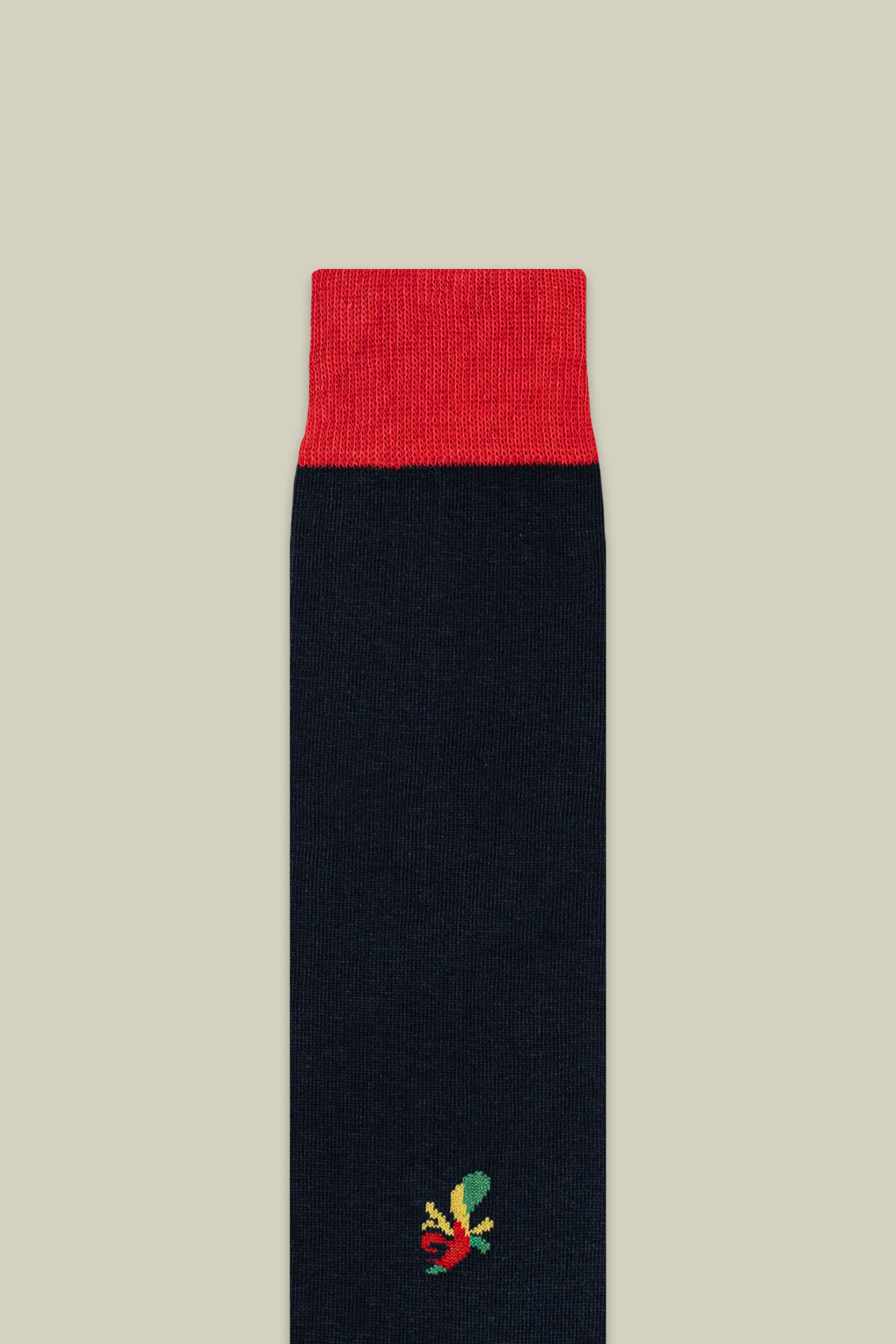 Chaussettes de Noël pour homme en maille lisse et motif as de trèfle