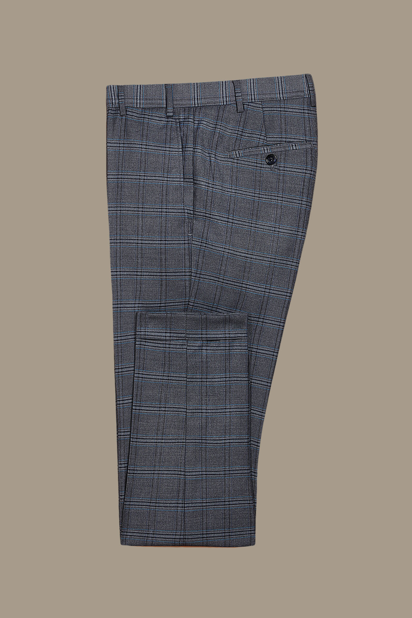 Single breasted check suit image number 5