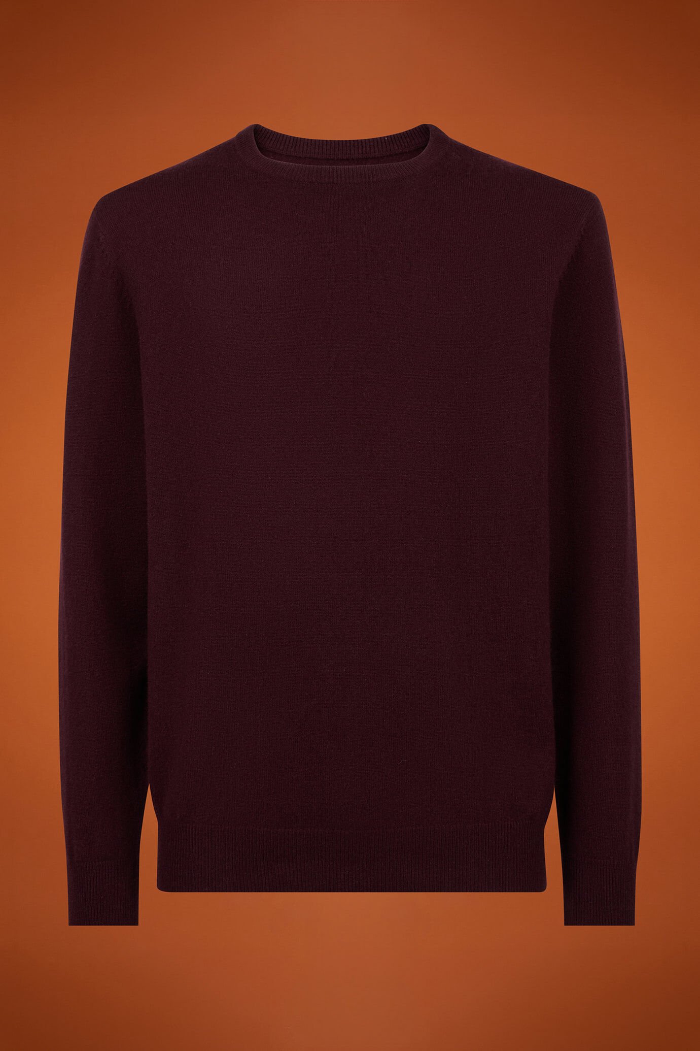 Pull homme à col rond, 100% cachemire, coupe classique image number 4