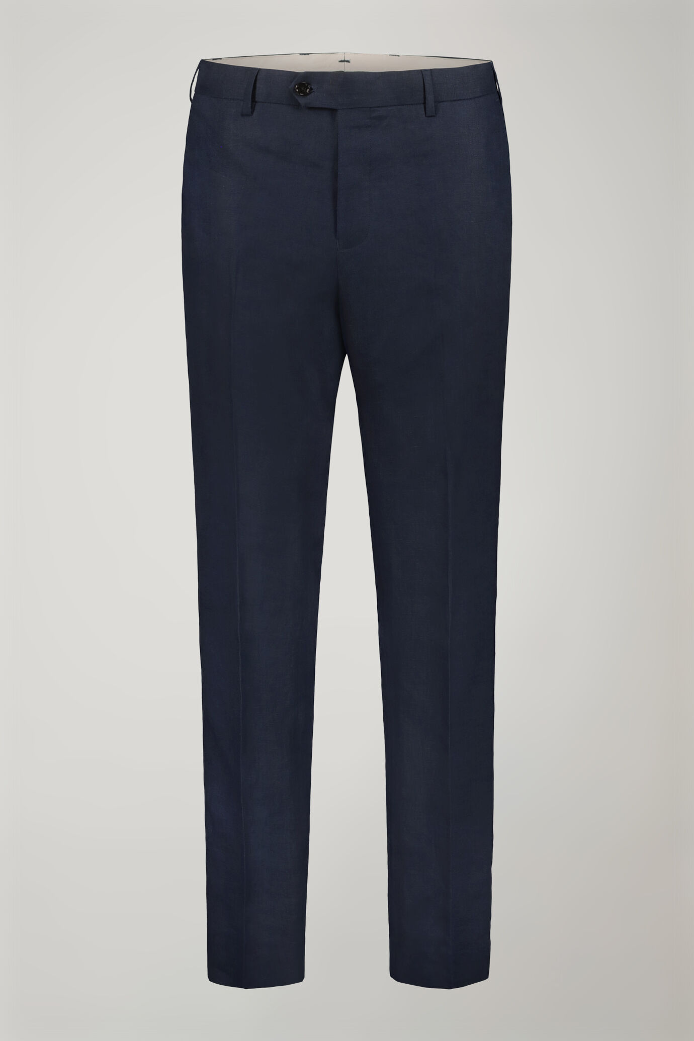 Abito uomo monopetto 100% lino regular fit image number 6