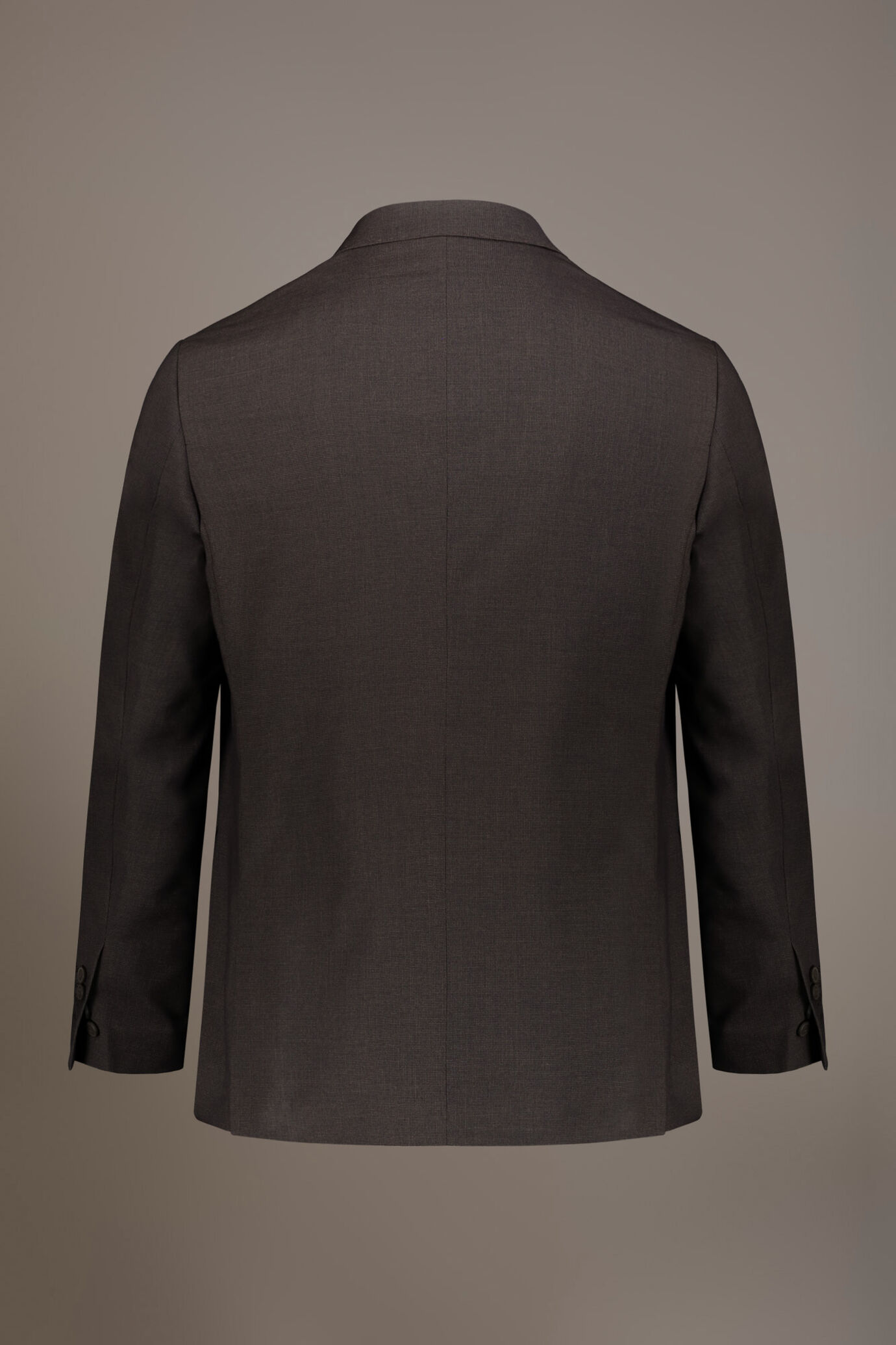Regular fit single-breasted suit in micro pied de poule fabric image number 6