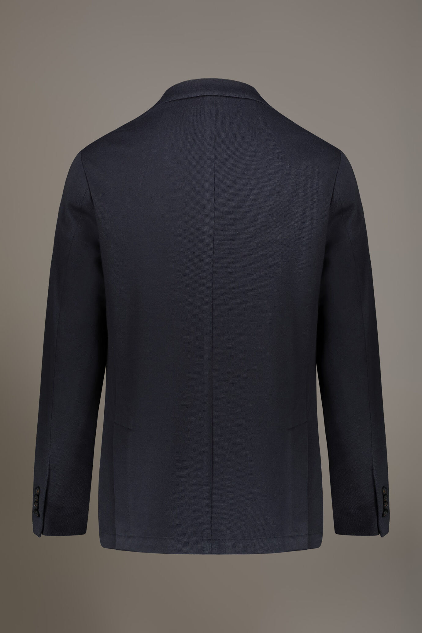 Giacca monopetto tessuto jersey misto cotone image number 6