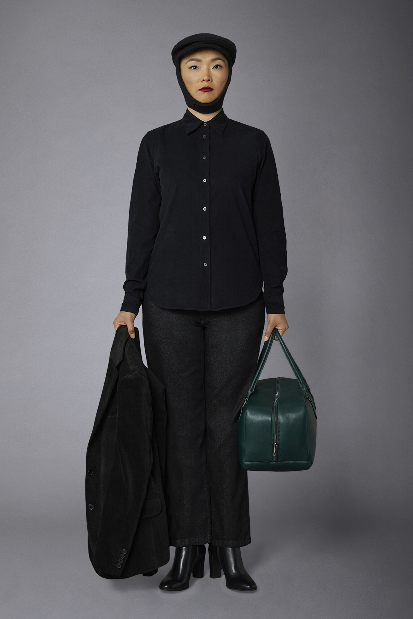 Cappello Tipo Basco In Cotone Cerato Impermeabile Millerain, Made In England