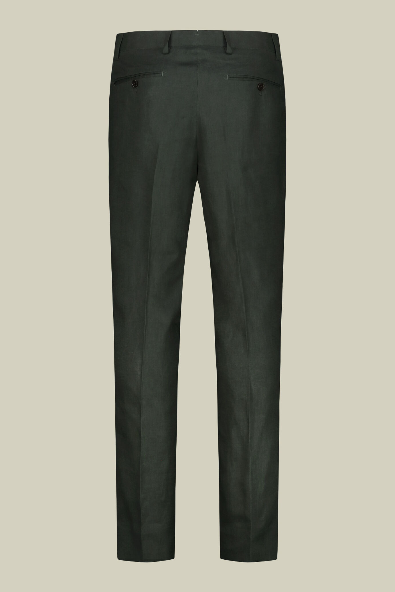 Abito uomo monopetto con pantalone senza pinces, in 100% lino con effetto lavato image number 7