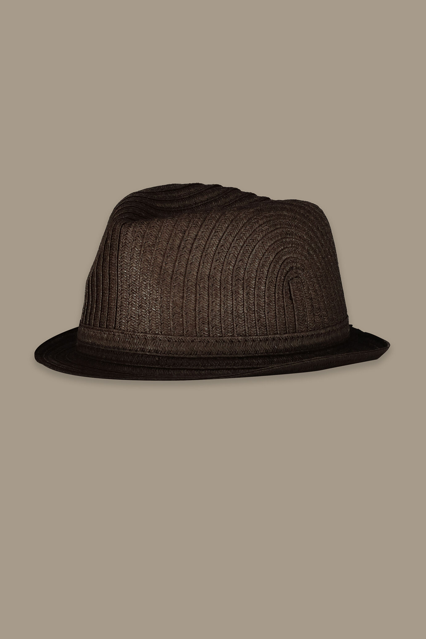 Fedora hat made from natural cellulose fiber