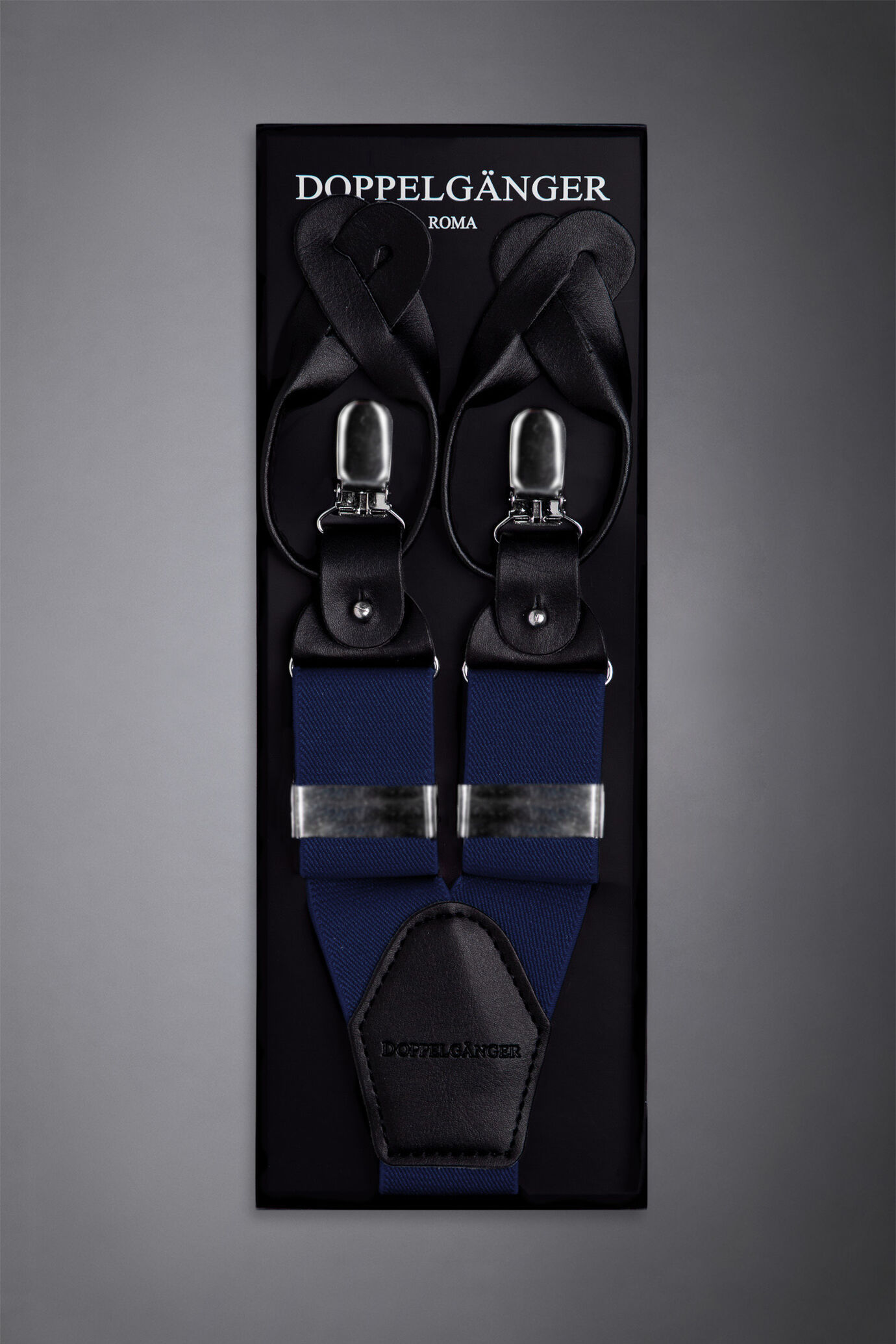 Men's Elastic suspenders solid colour image number 0