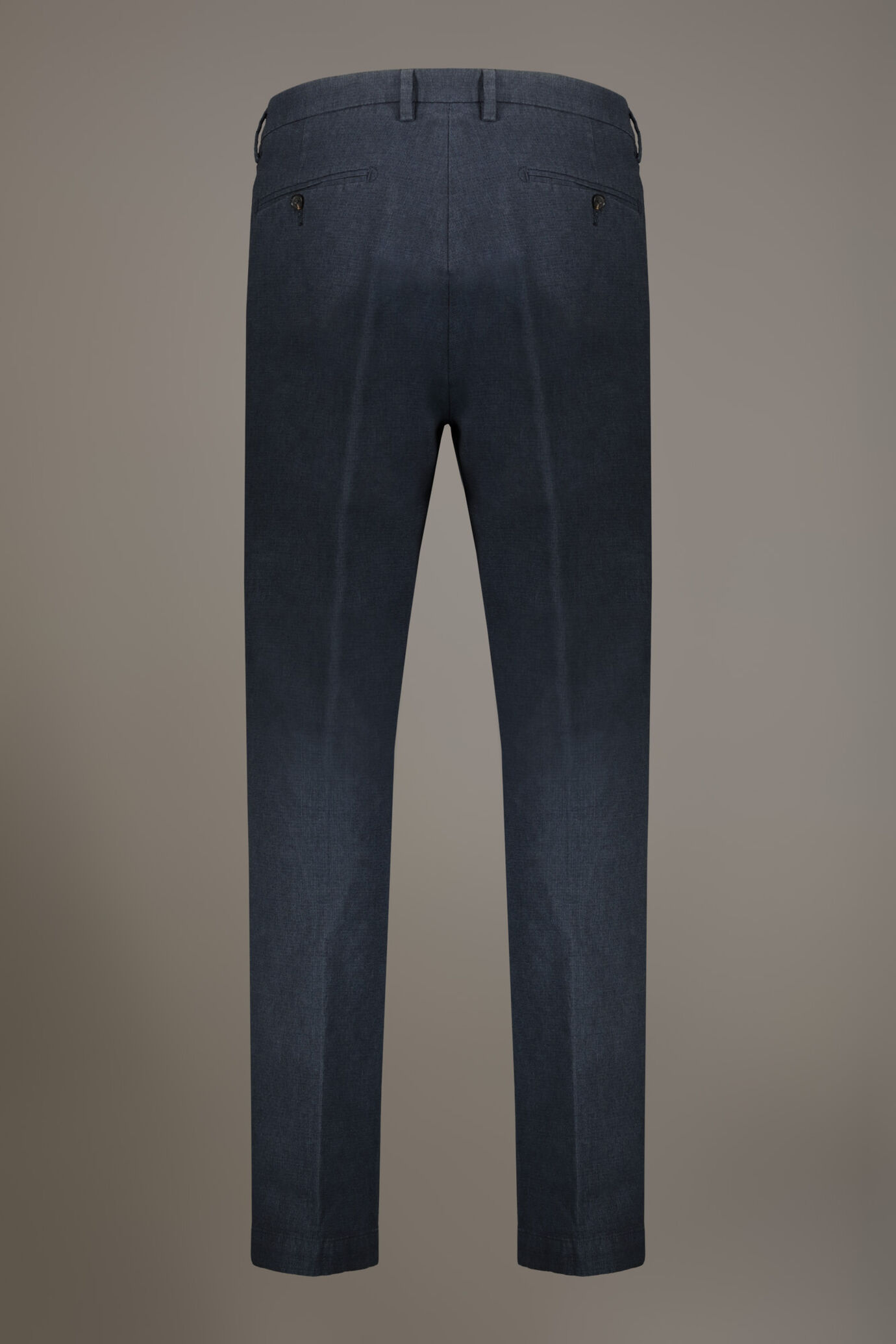 Regular fit chino trousers in pied de poule yarn-dyed fabric image number 6