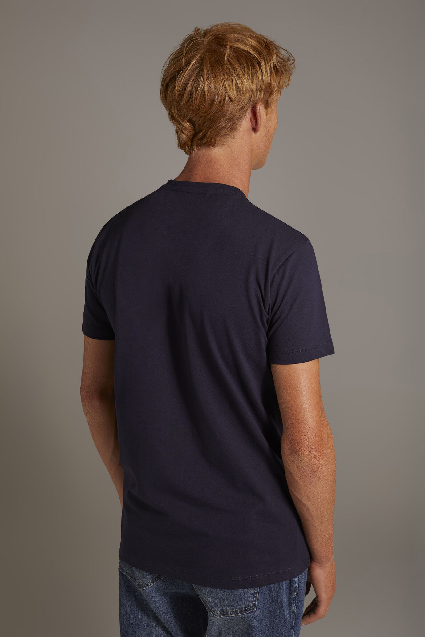 T-shirt girocollo 100% cotone made in Italy image number 2