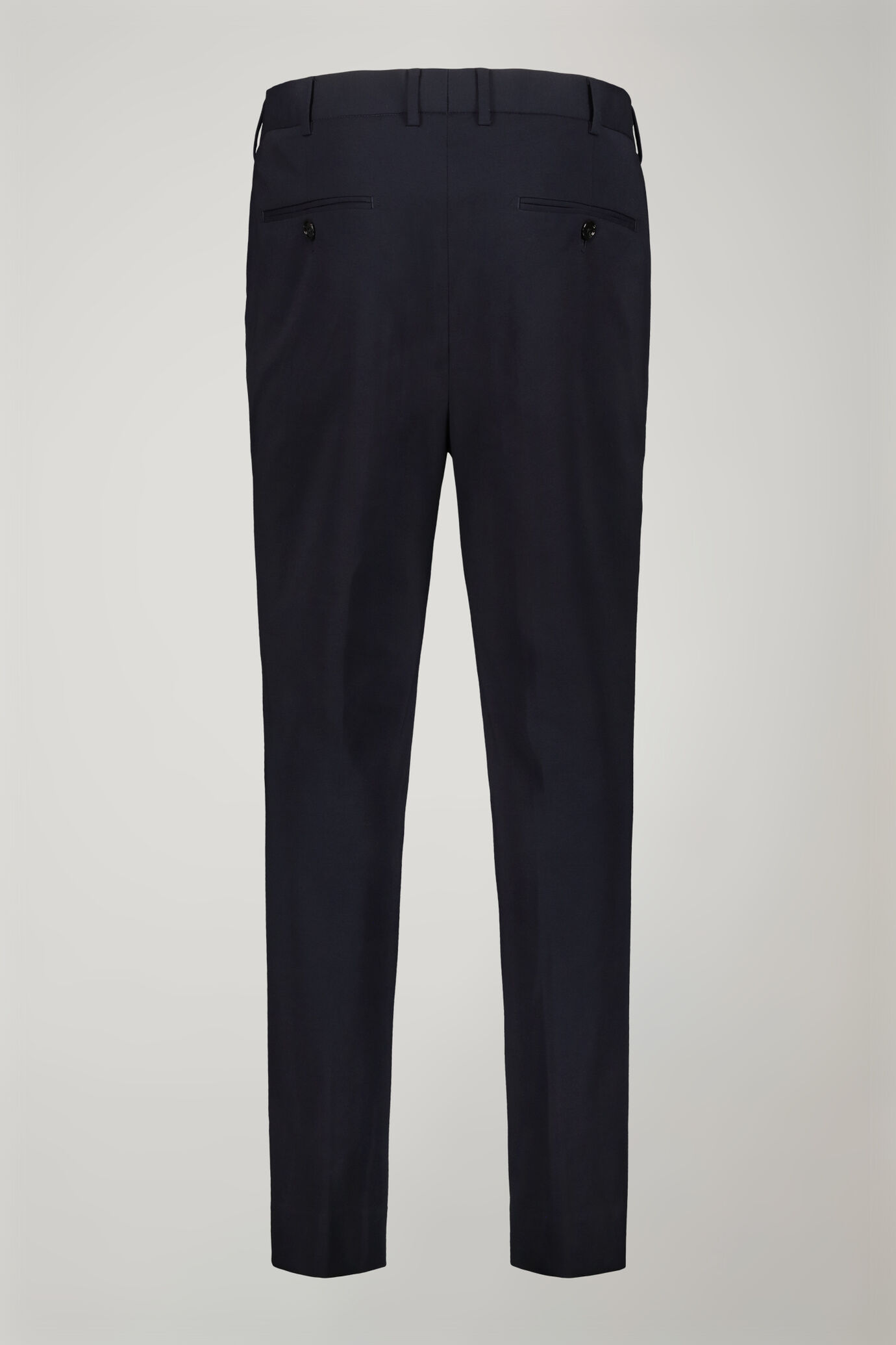 Pantalone uomo in jersey senza pinces con piega classica regular fit image number 5