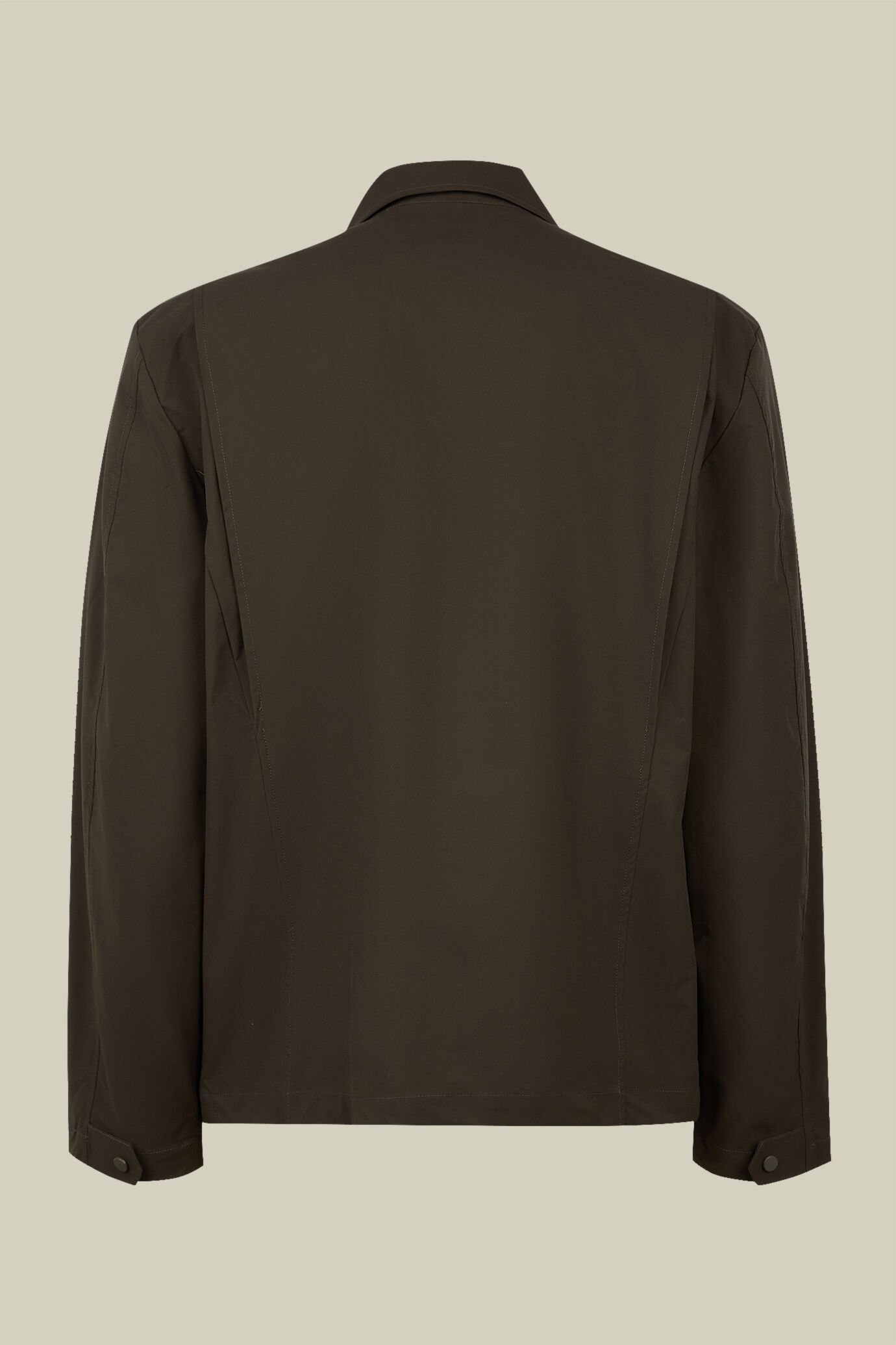 Giacca guscio uomo in tessuto tecnico stretch regular fit