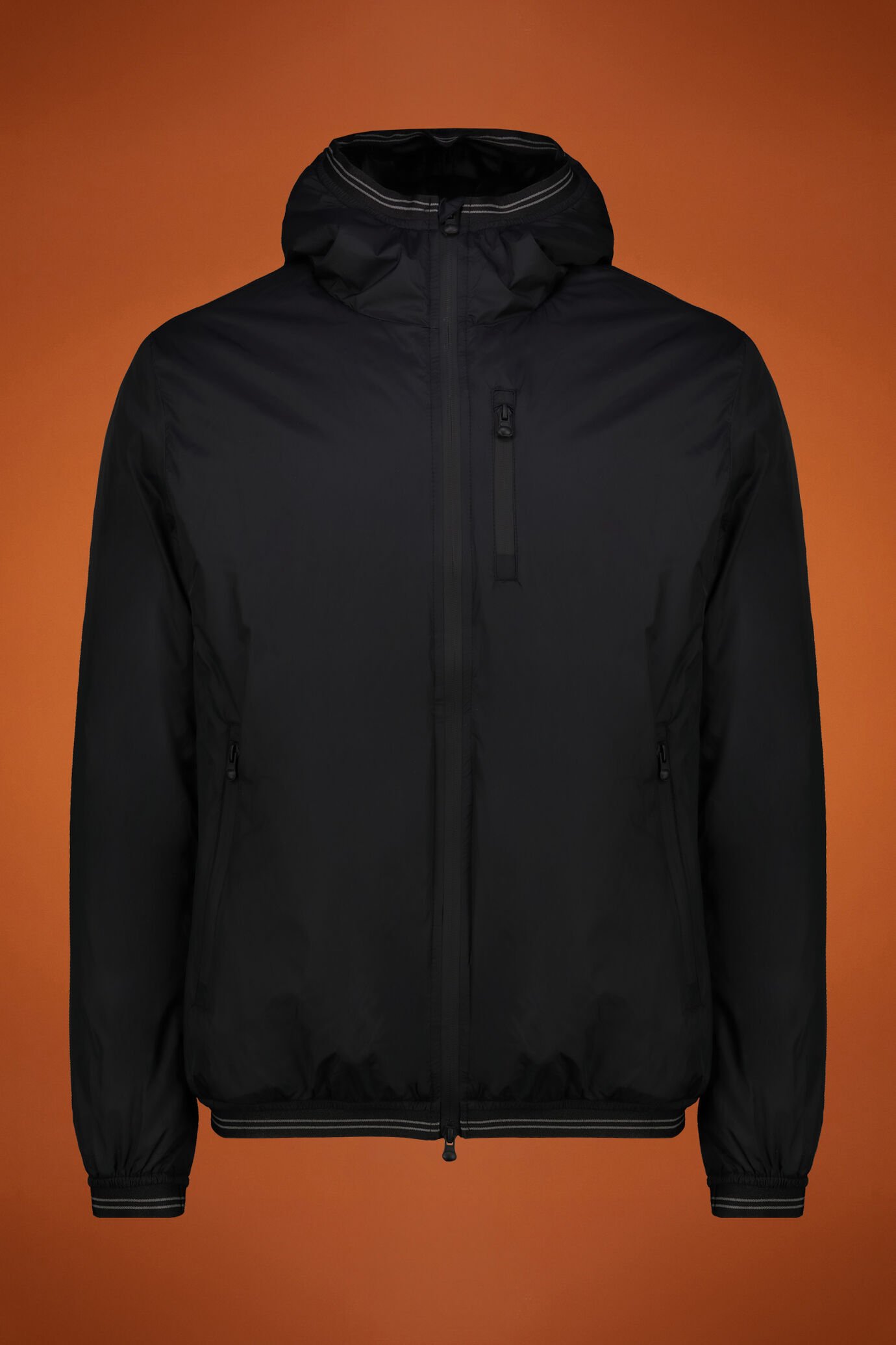 Men's Technical Jacket with Hood and Inner Lining image number 0