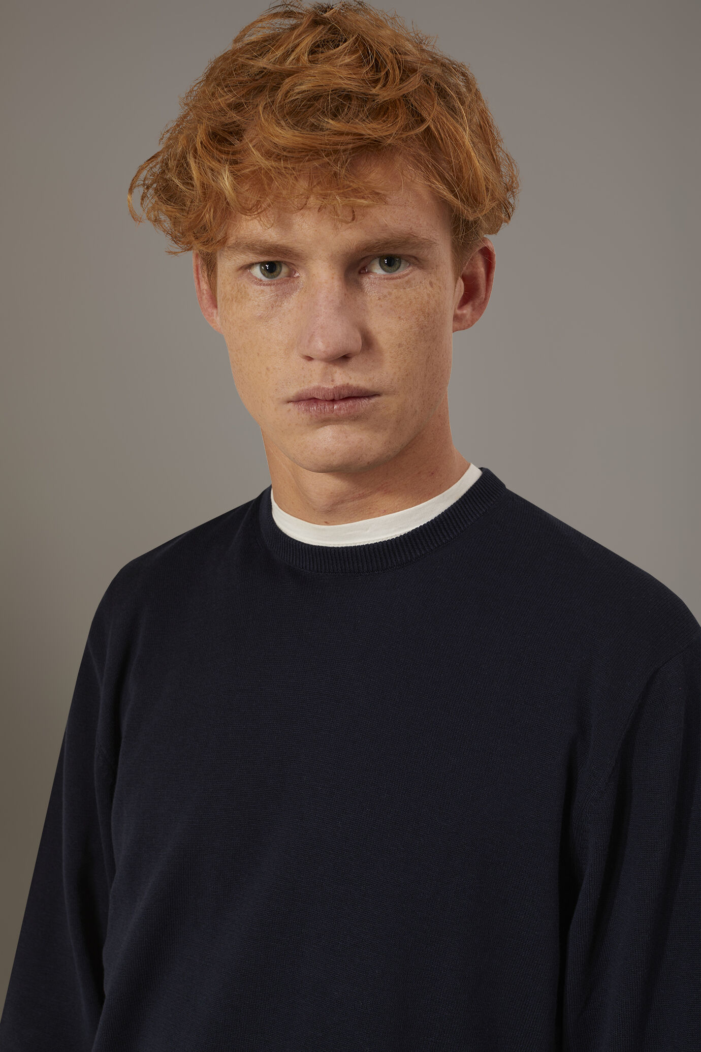 Pullover mit Rundhalsausschnitt 100% Baumwolle image number 2
