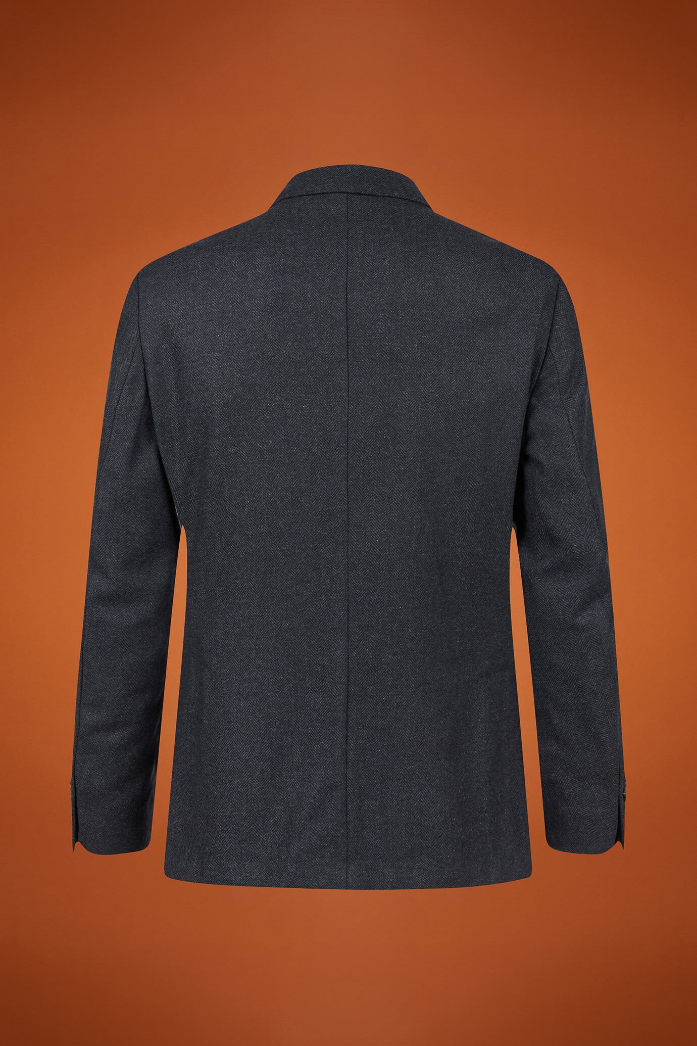 Giacca uomo classica monopetto Wool Blend disegno spinato regular fit image number 5