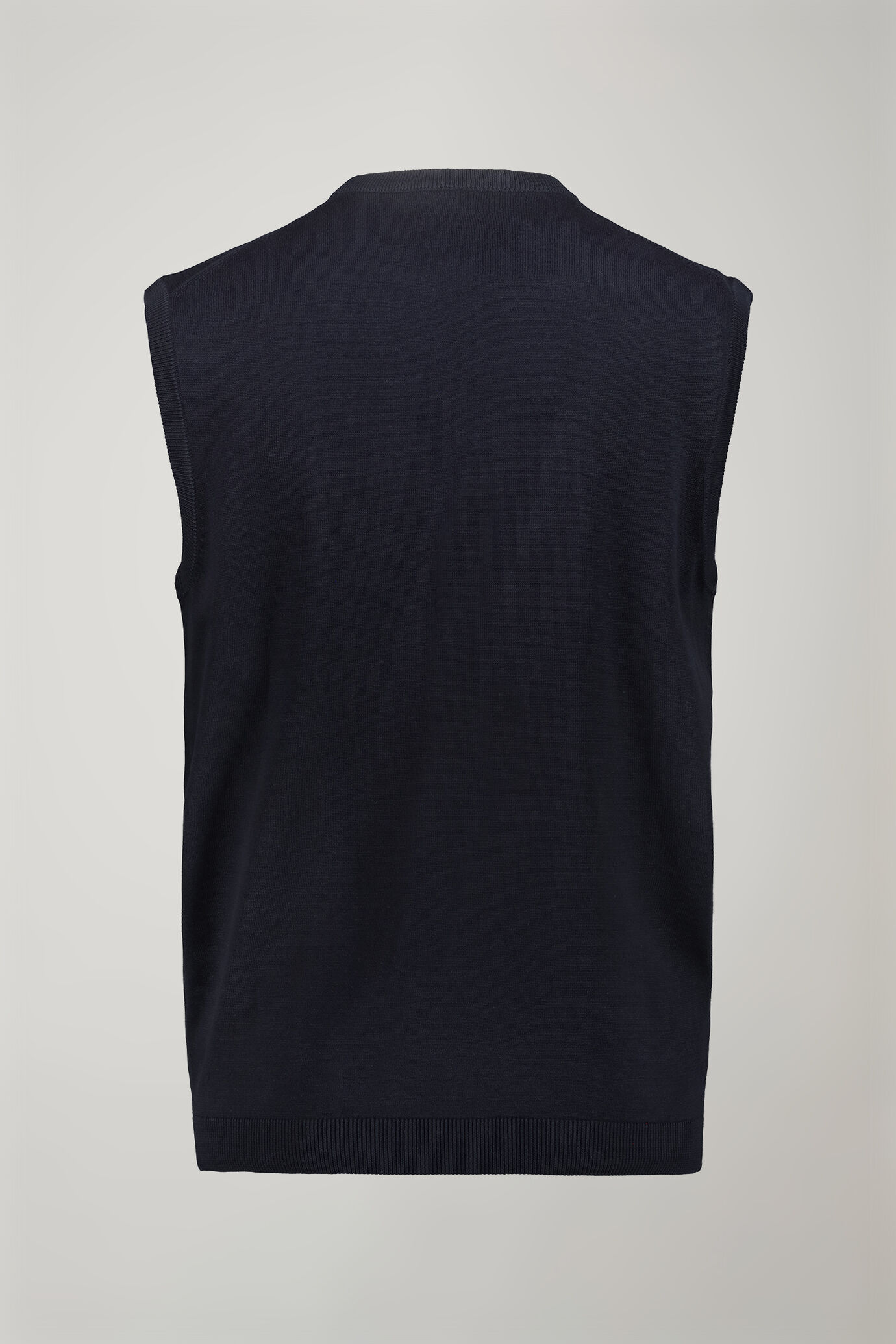 Gilet uomo girocollo 100% cotone regular fit image number 5