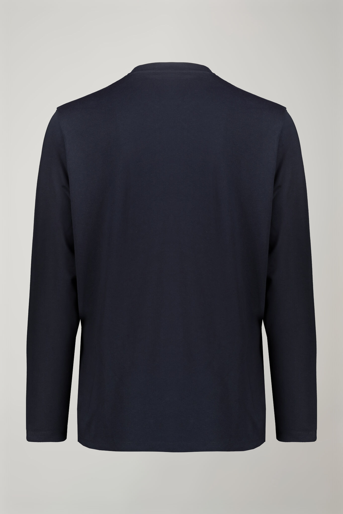 Herren-T-Shirt mit Rundhalsausschnitt und langen Ärmeln aus 100 % Baumwolle in normaler Passform image number 5