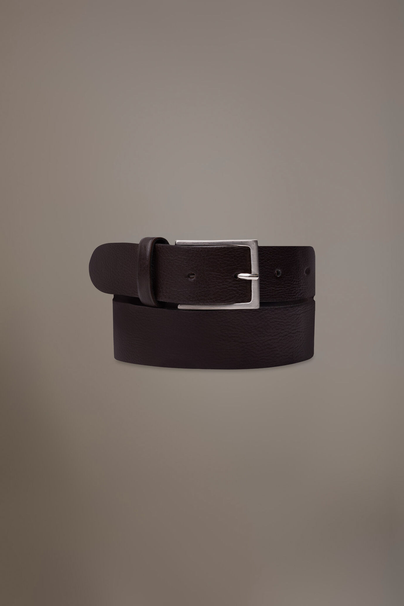 Cintura uomo tinta unita classica misto pelle image number 0