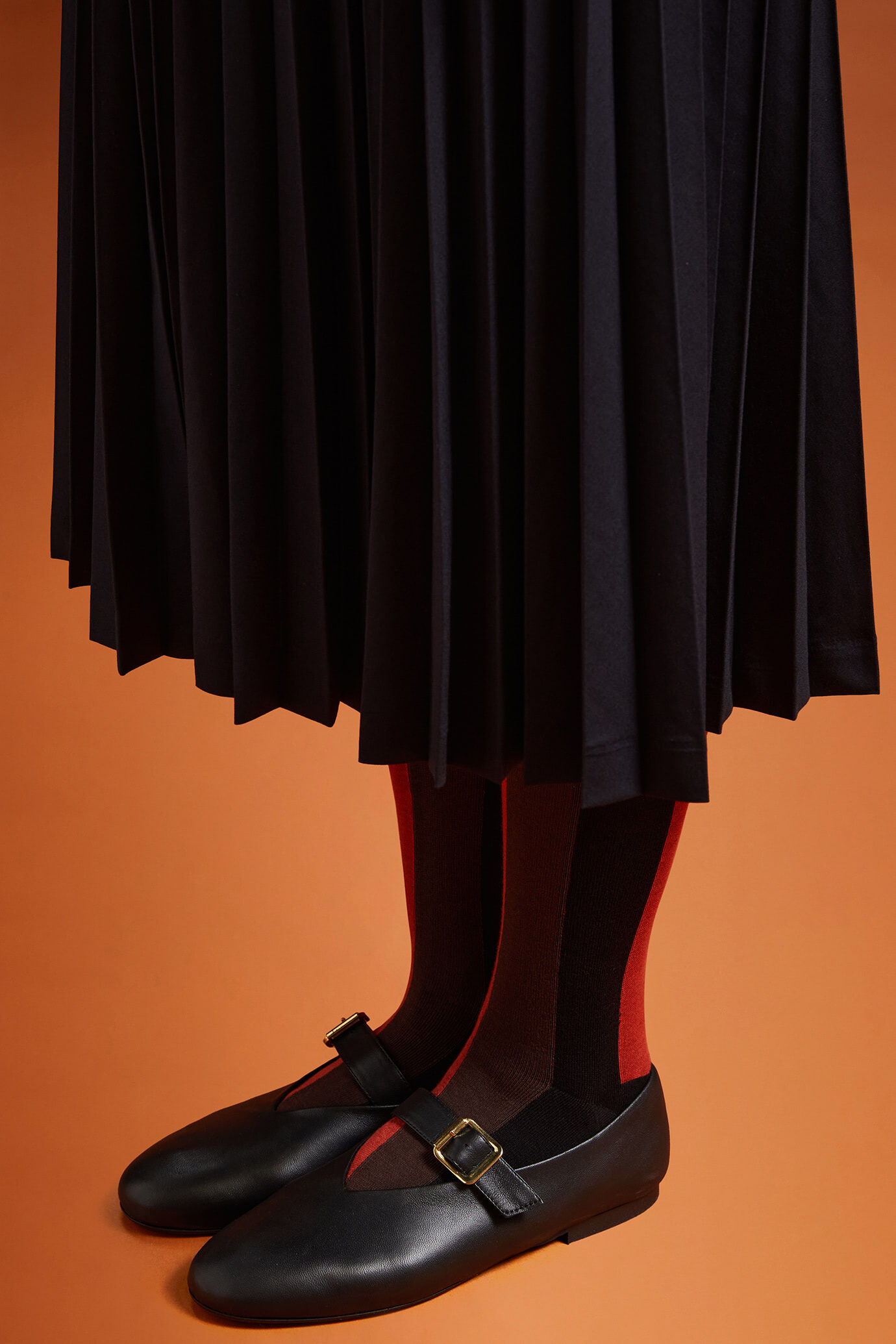 Ballerines pour femme, 100% cuir véritable avec semelle en caoutchouc image number 4