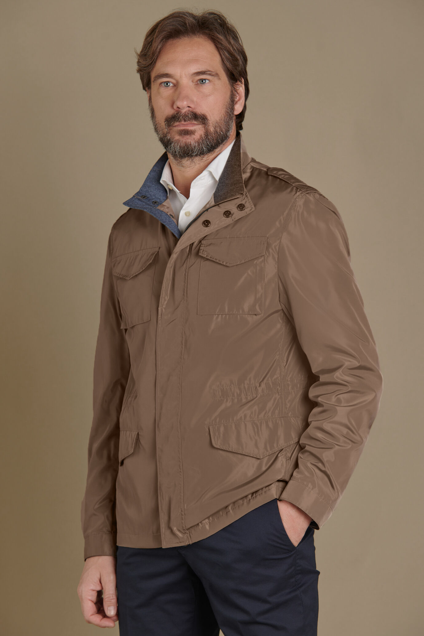 Ultralight and adjustable unlined field jacket image number 0