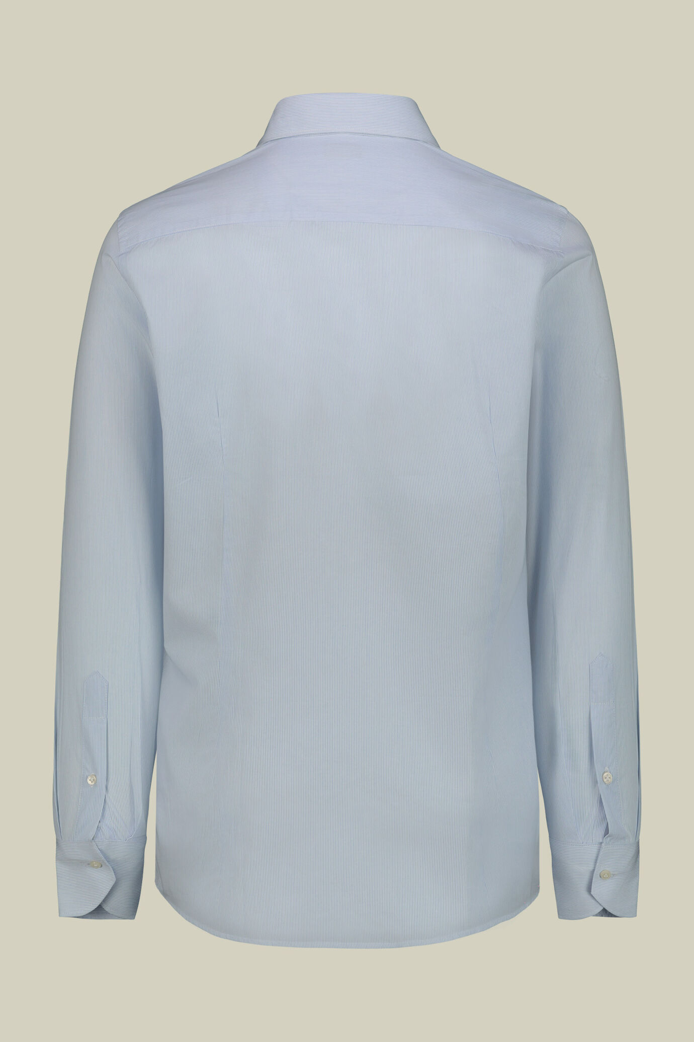 Herrenhemd aus 100 % Baumwolle mit feinen Streifen und klassischem Kragen image number 5