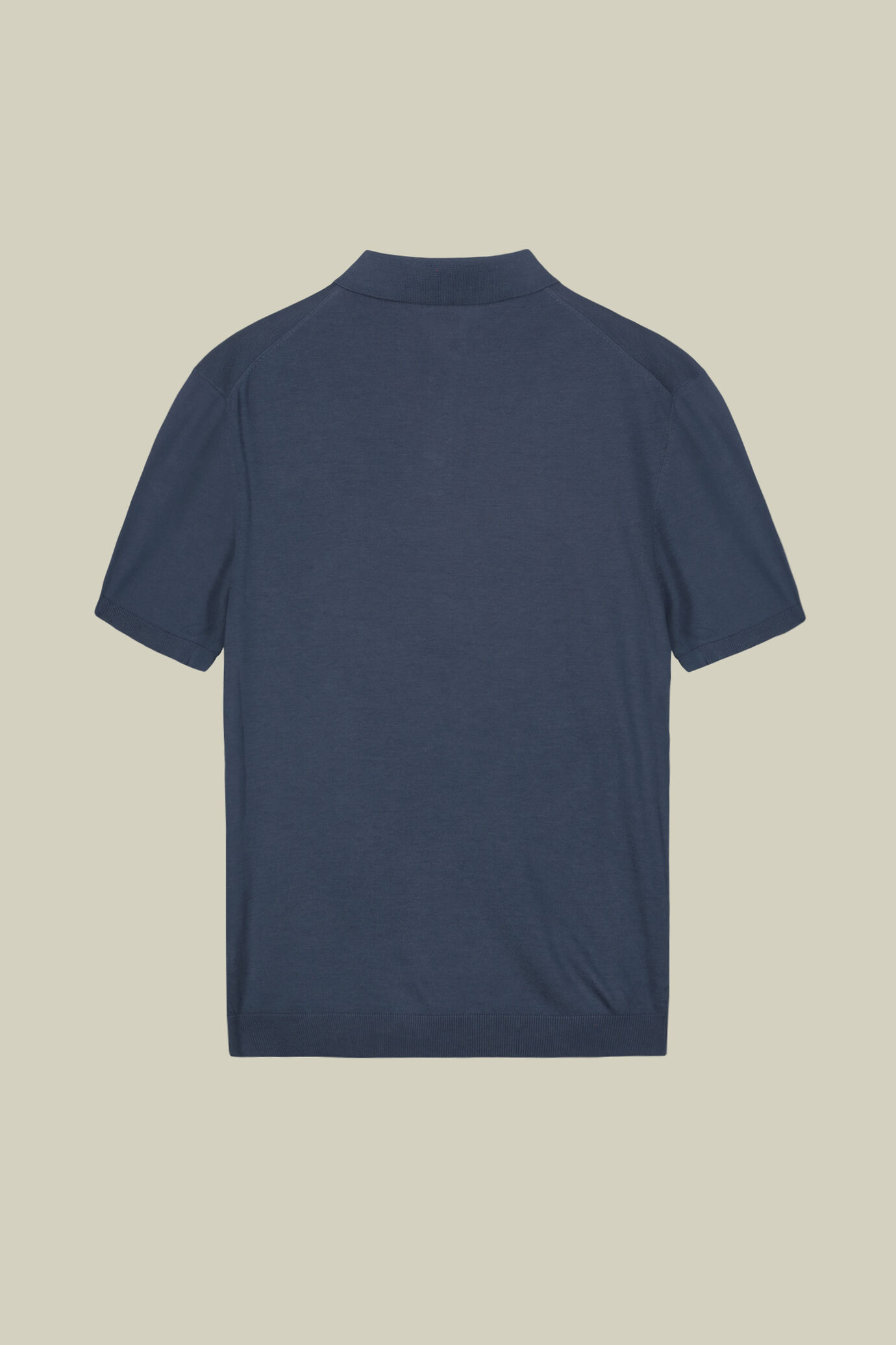 Polo homme tricot&eacute; &agrave; manches courtes image number 5