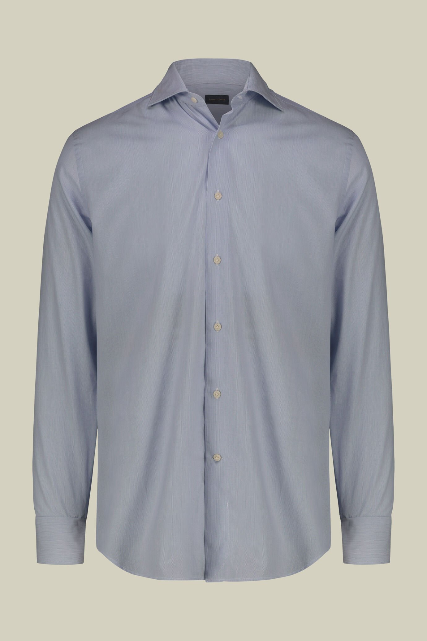 Men's 100% cotton yarn-dyed striped shirt