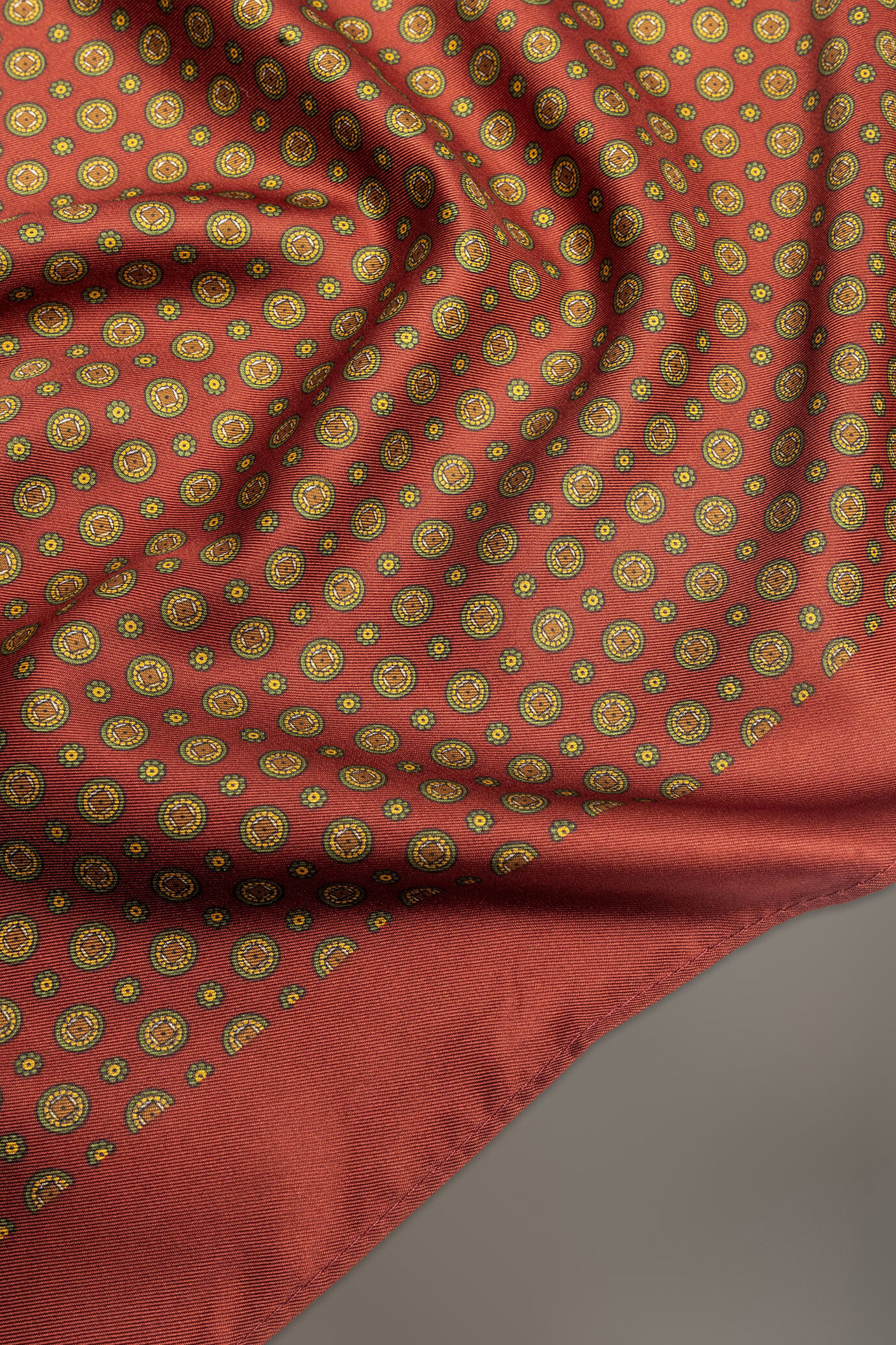 Patterned printed twill foulard image number 1