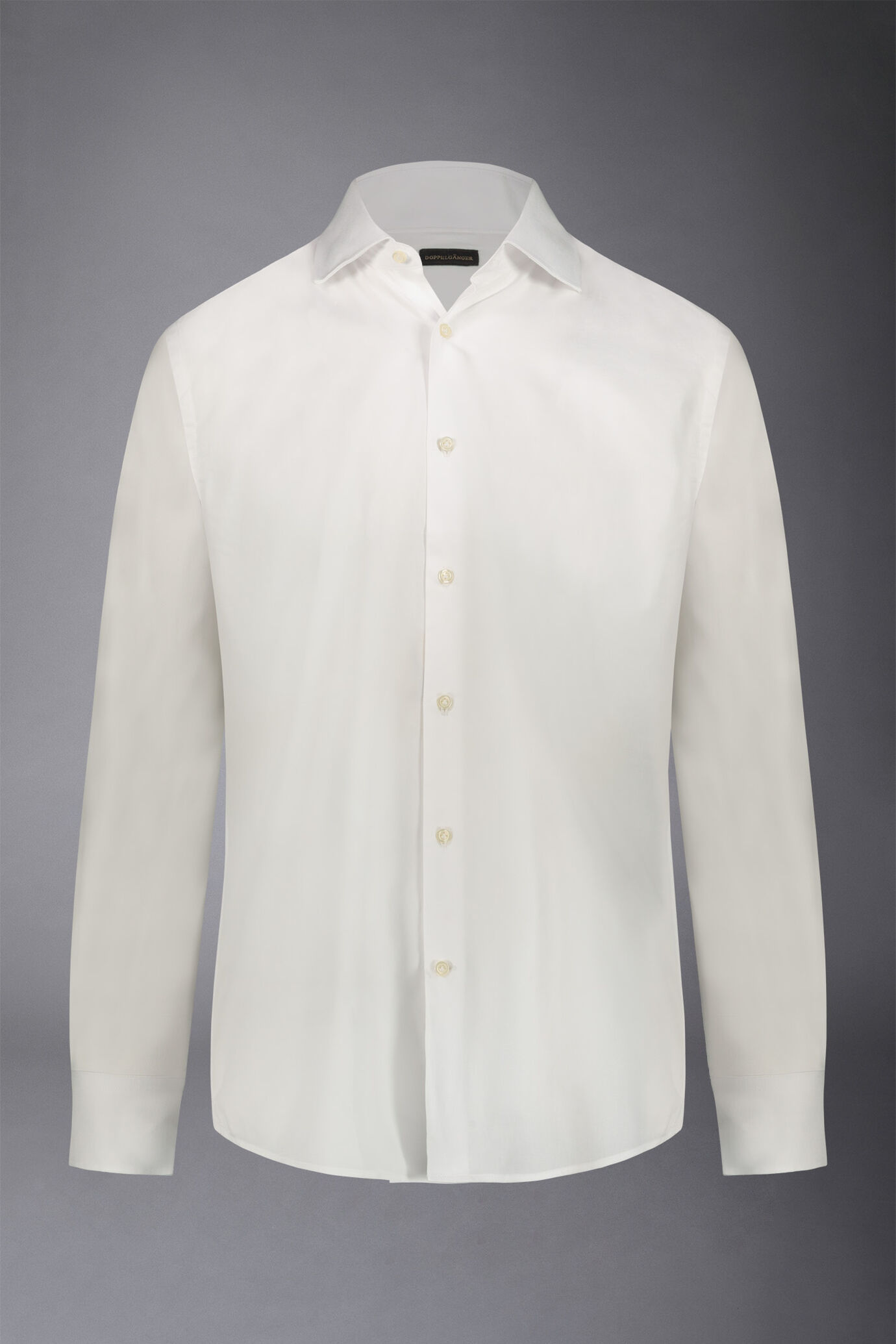 Chemise classique &agrave; col fran&ccedil;ais, coupe r&eacute;guli&egrave;re, tissu blind&eacute; image number 4